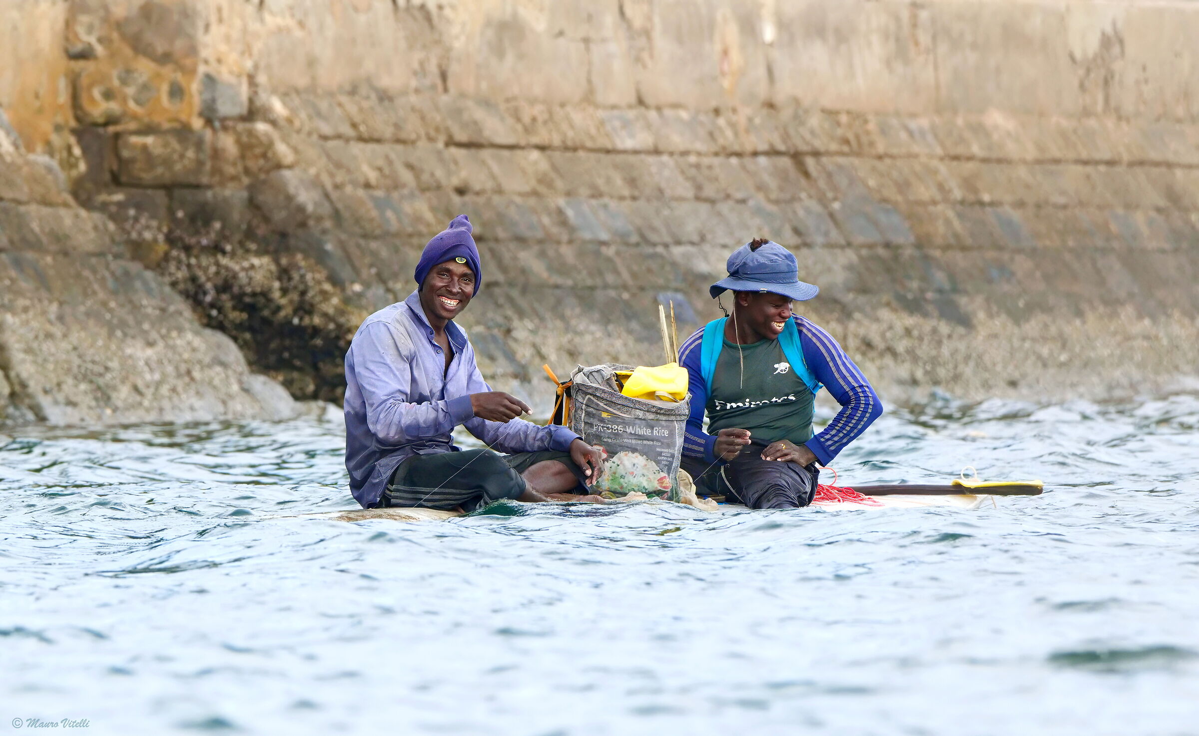 Smiling fishermen (Lamu Island) Kenya