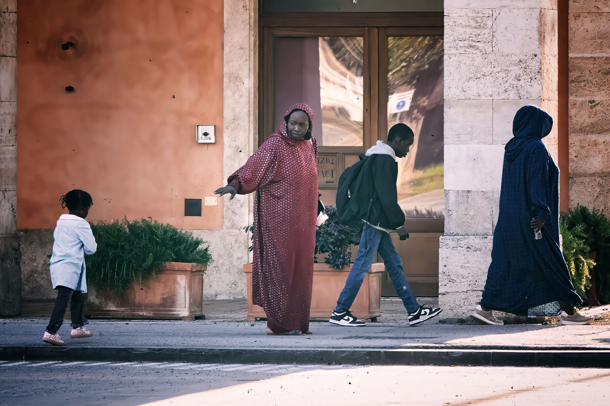 The outstretched hand (the incomparable maternal love)