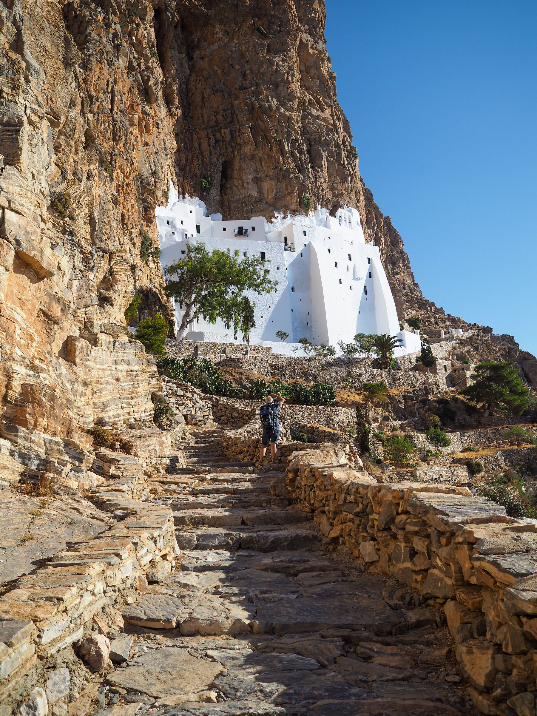 Amorgos, fotografando Panagia Hozoviotissa