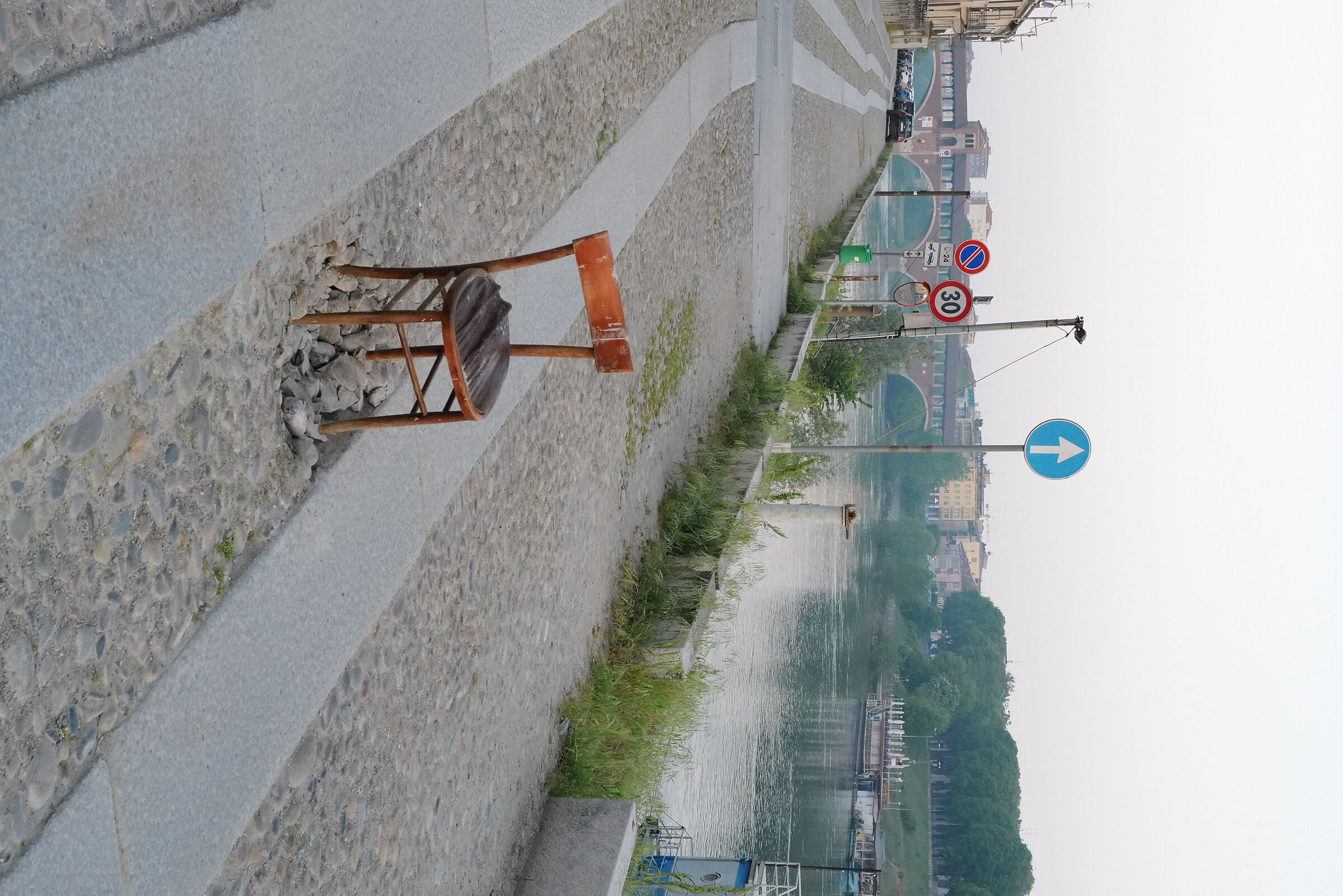 Pavia Borgo Ticino, segnaletica stradale