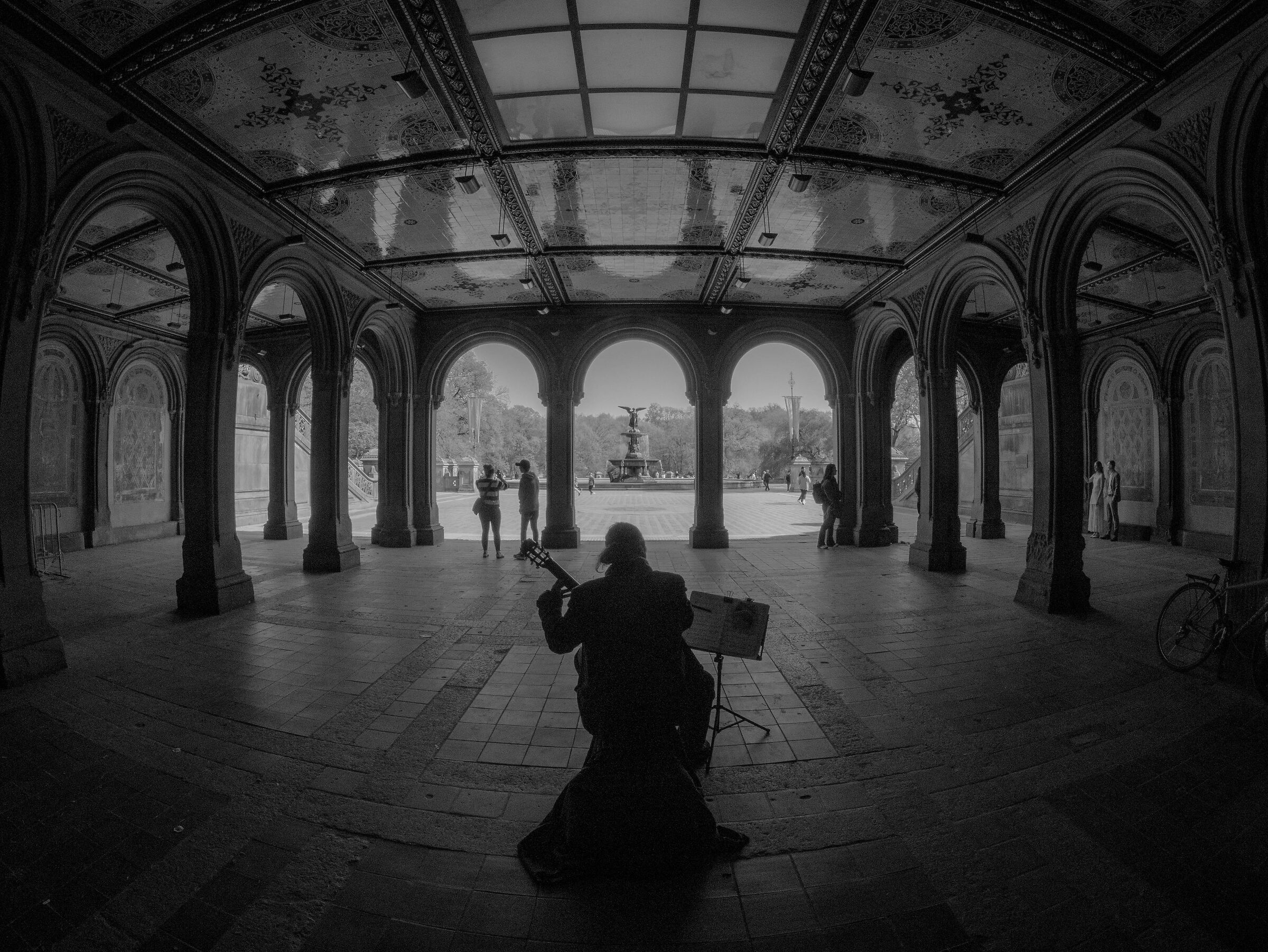 The guitarist from Central Park