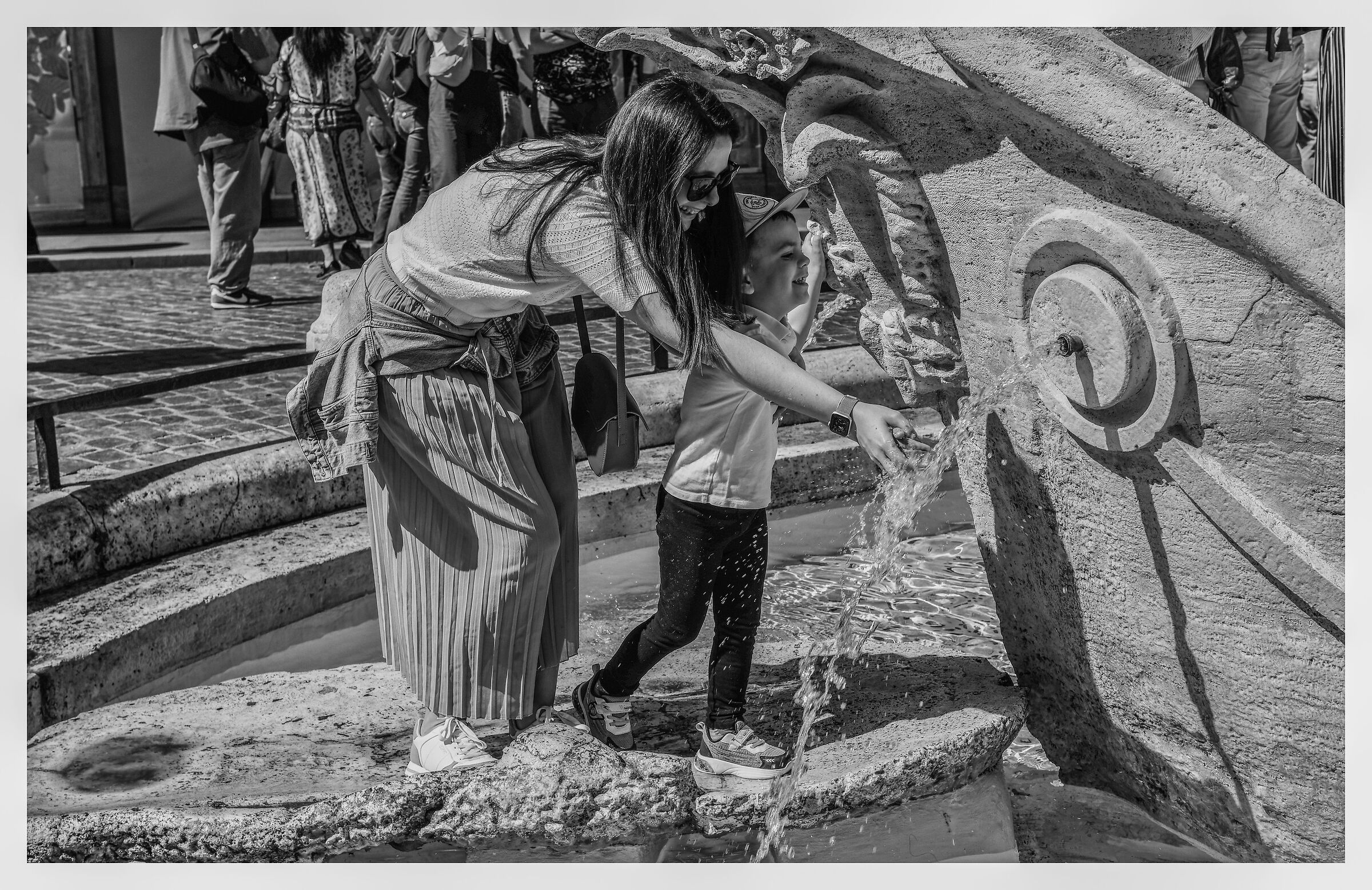 Rome, cool off at the Barcaccia.