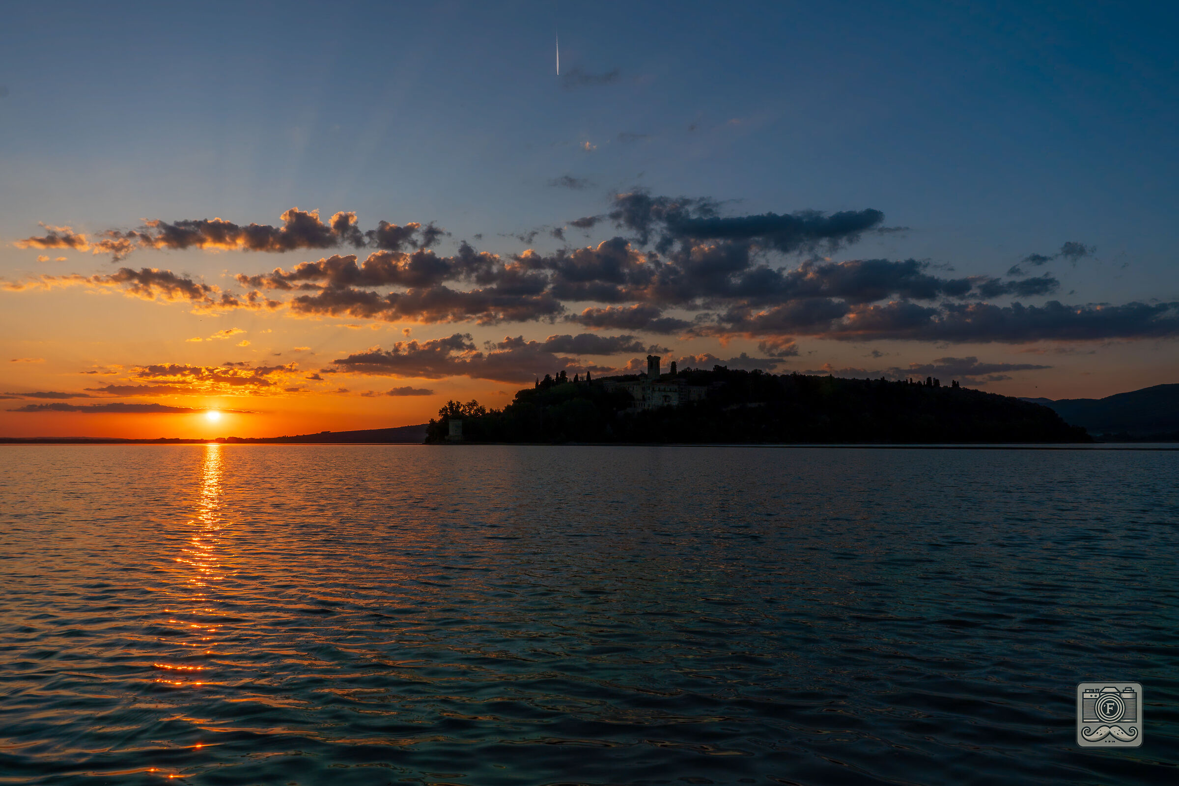 Sunset on the Isola Maggiore
