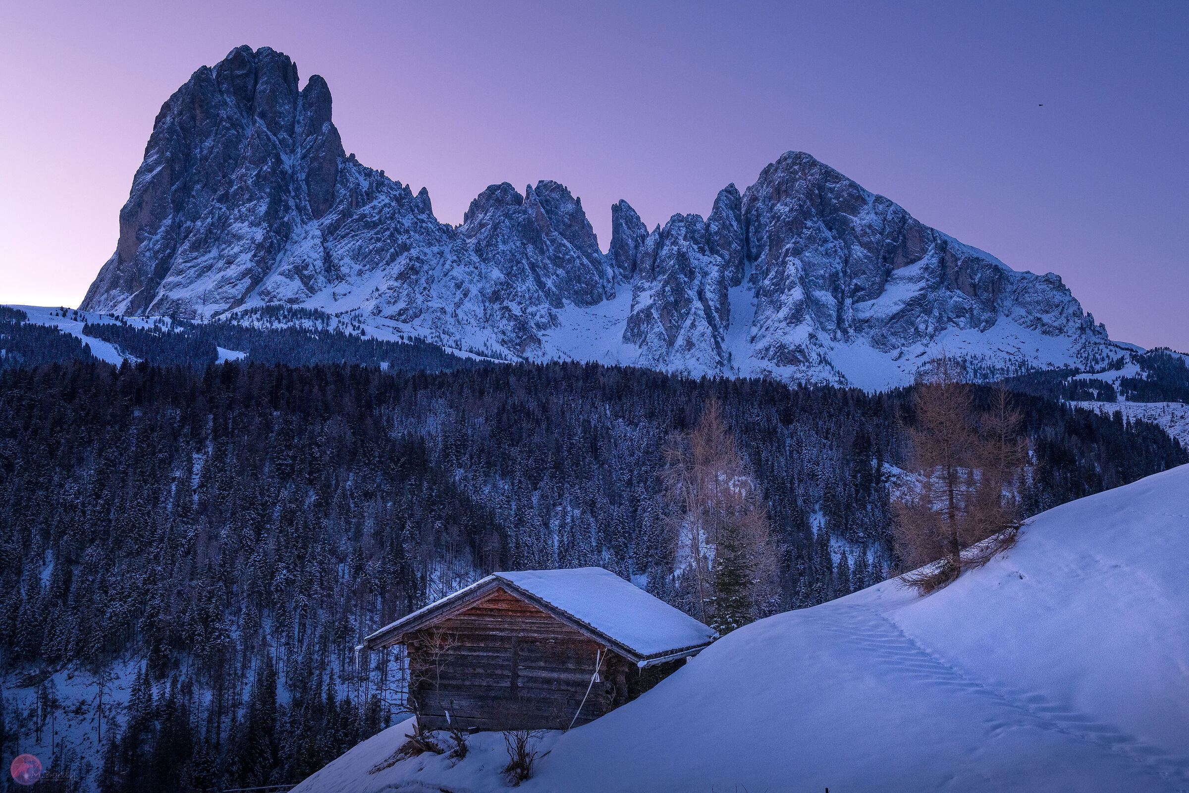 A little more winter on the Sassi