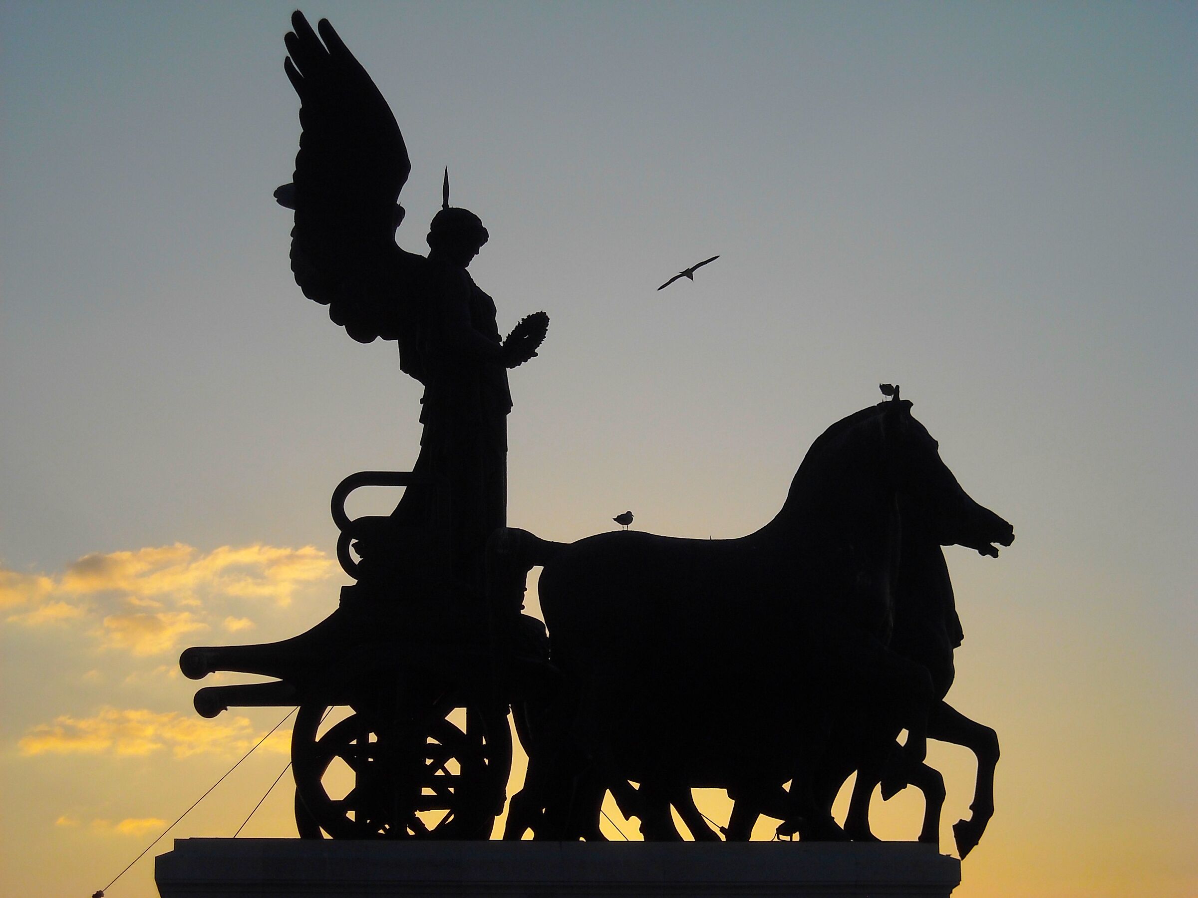 Quadriga with winged victory, Vittoriano, Rome, Italy