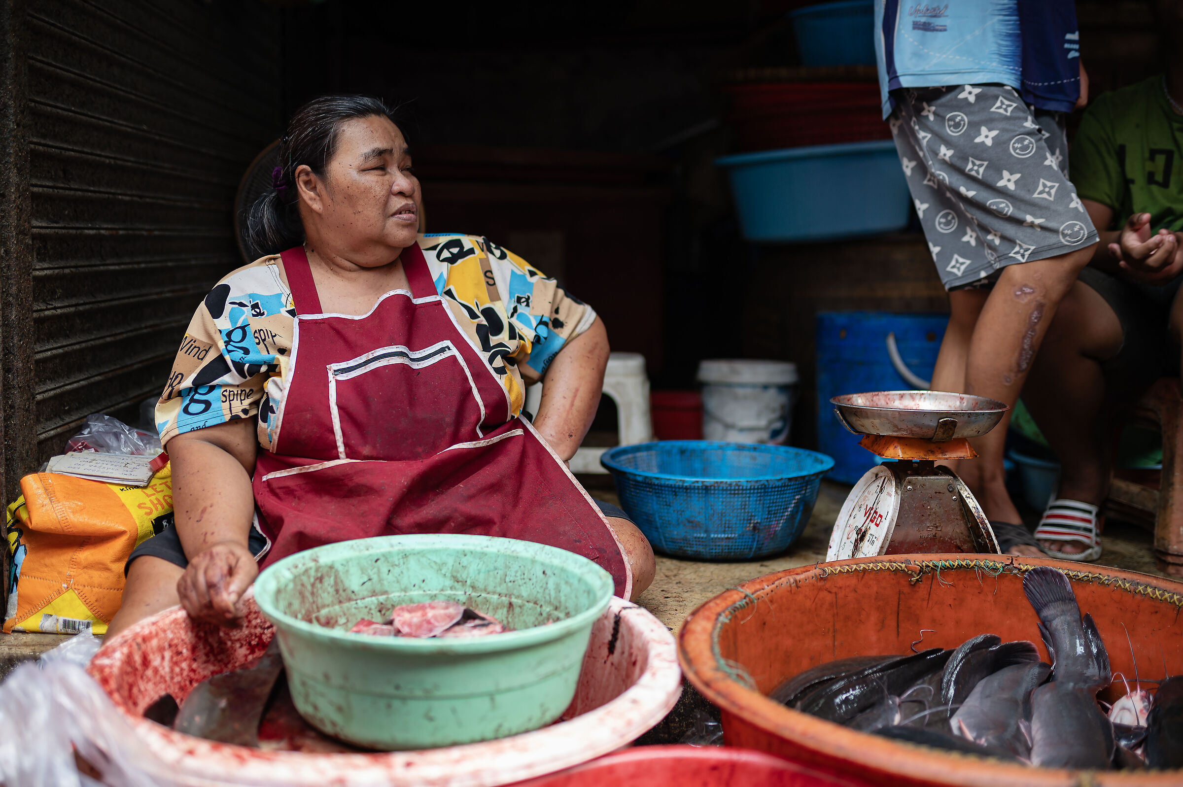 The catfish seller