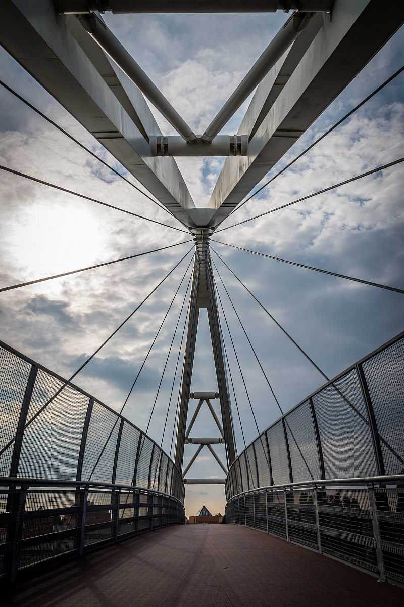 bridge and clouds