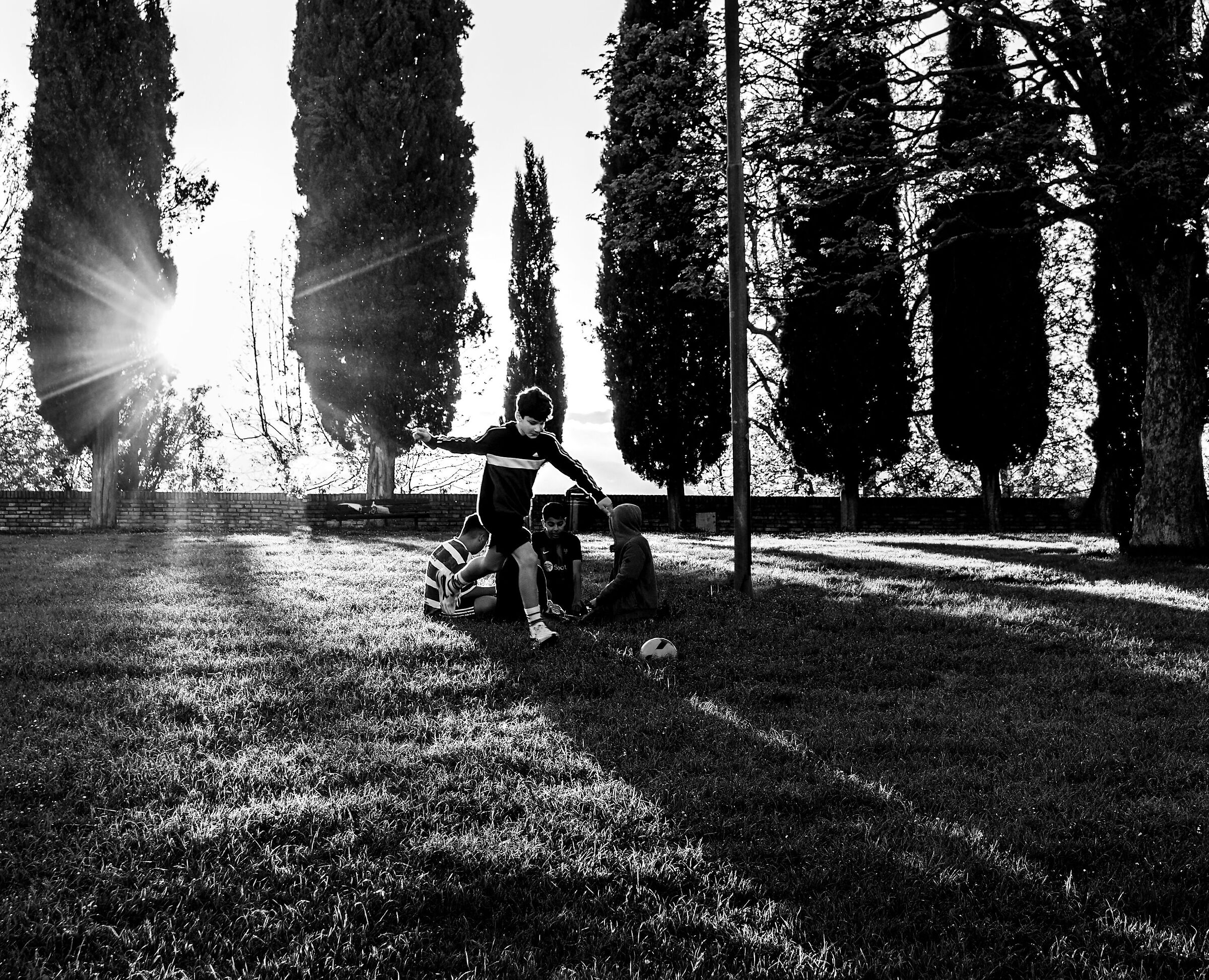 The young soccer player