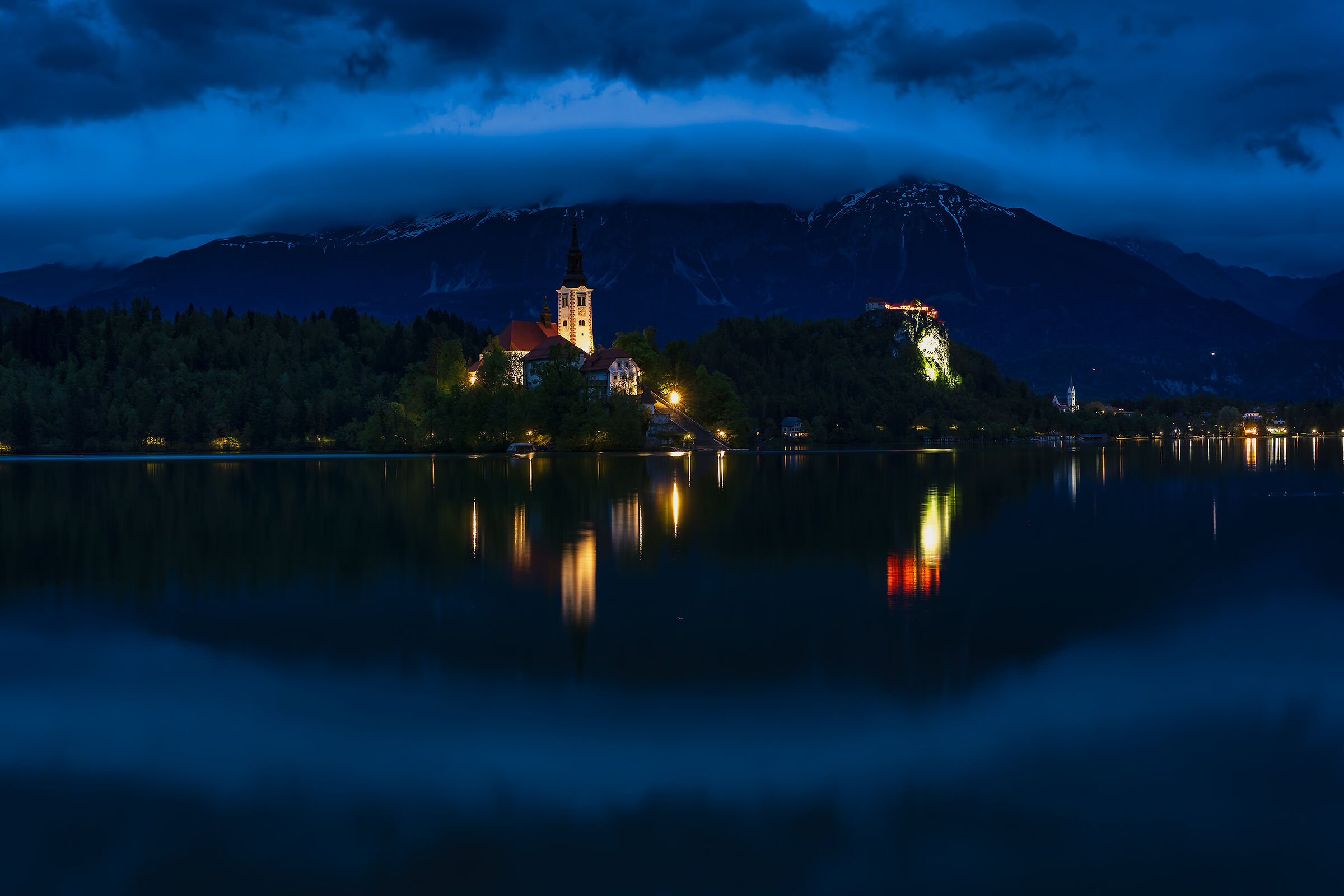 Night in Bled Slovenia