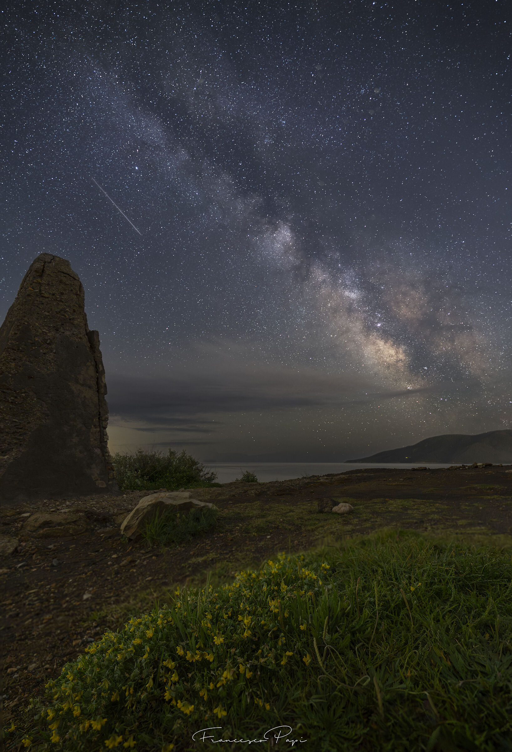 Milky way over Terranera