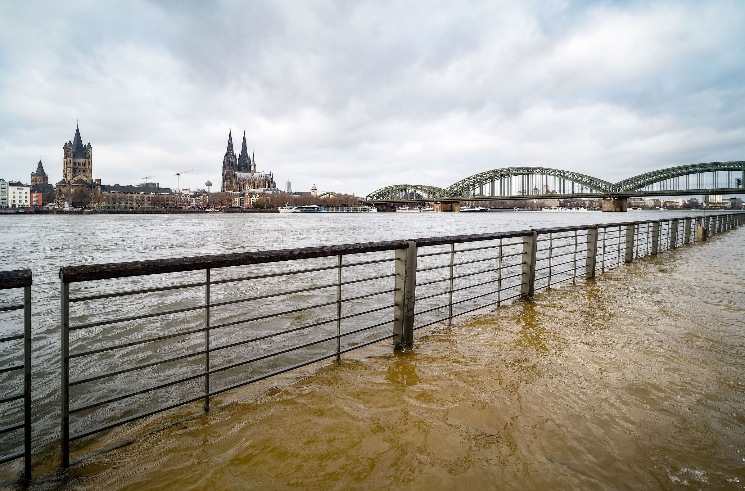 The Rhine in flood