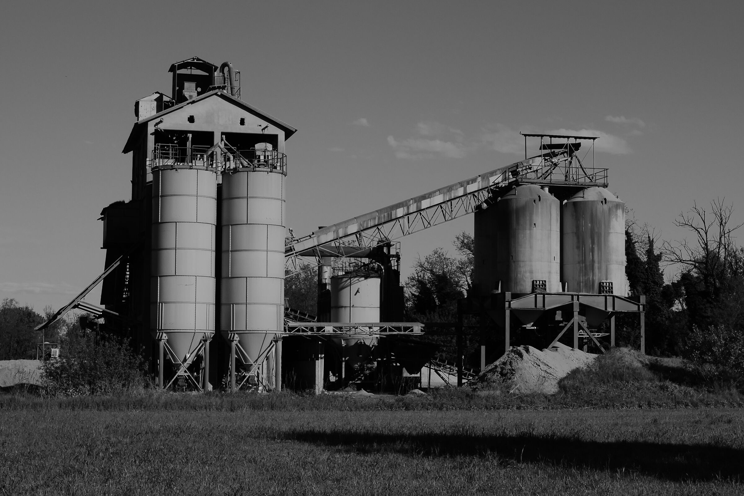 La cava di sabbia lungo la Costa Caroliana