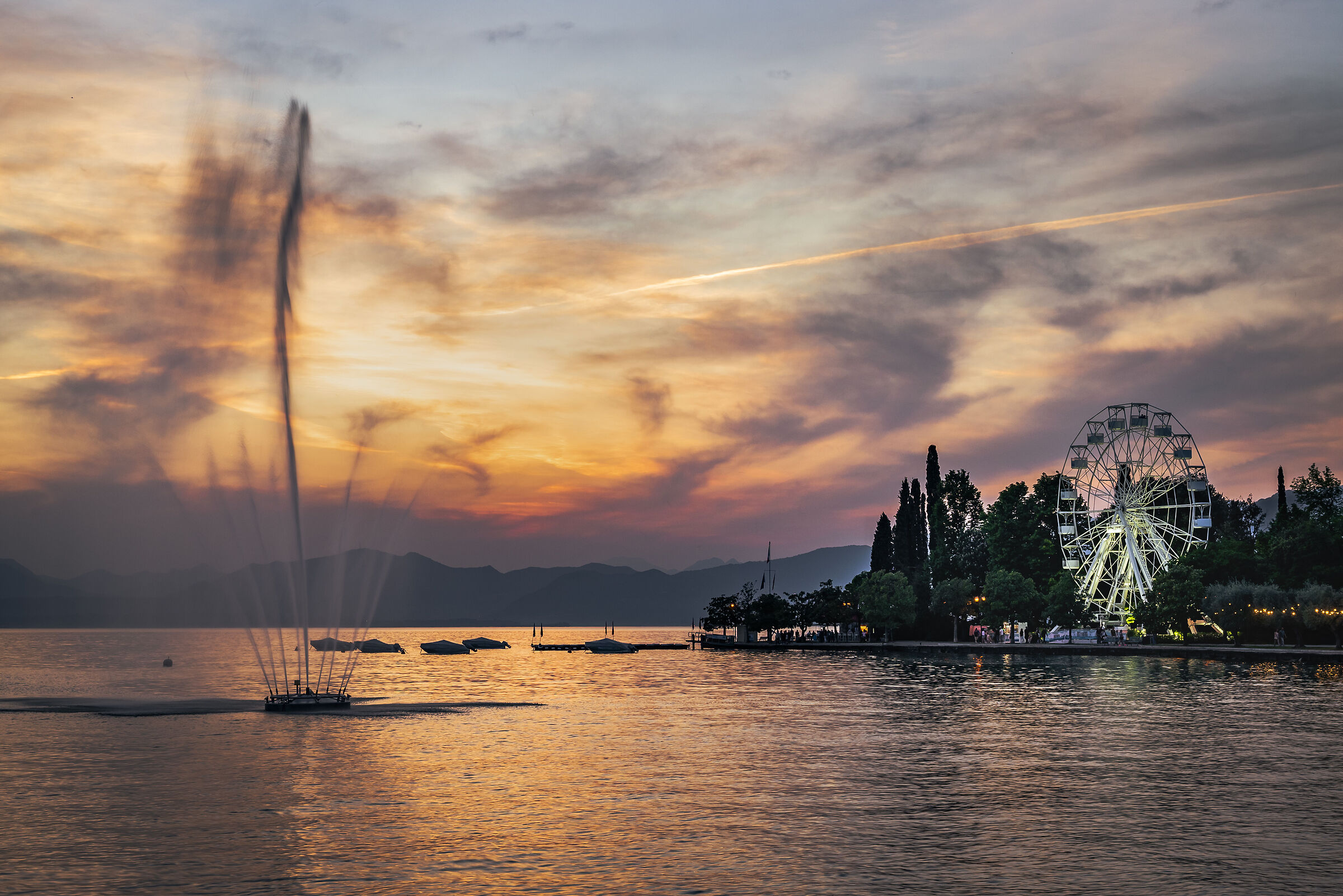 Tramonto a Bardolino