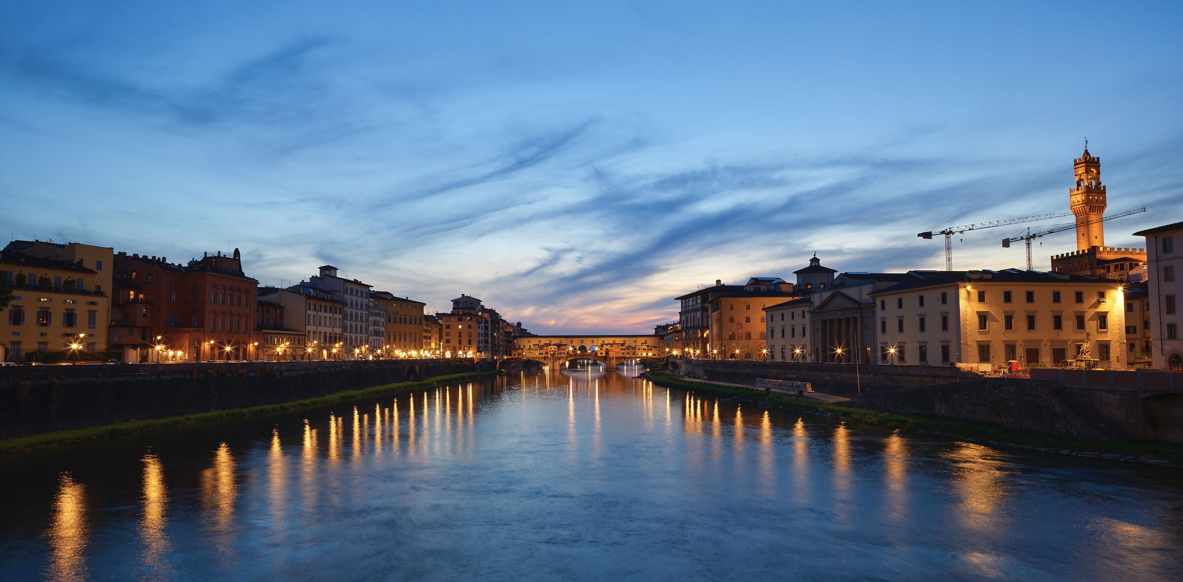 Ponte Vecchio at sunset