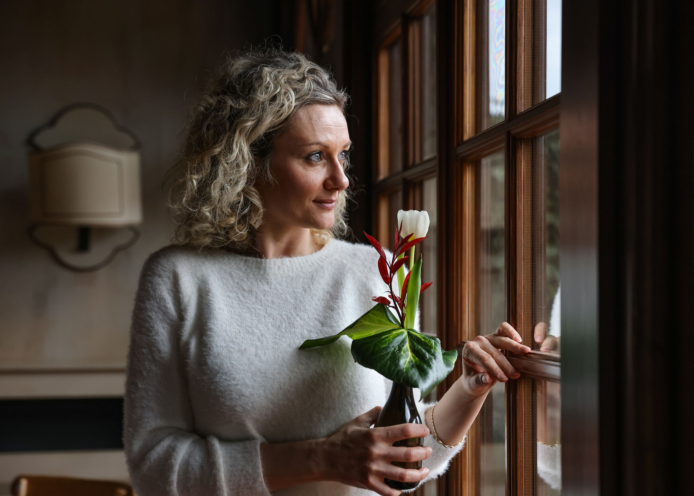 Waiting for the President