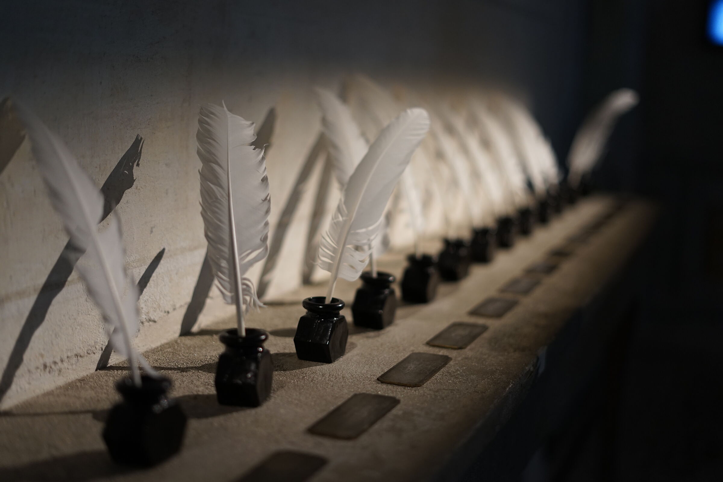 quill pens, by Byron, Ravenna Museum