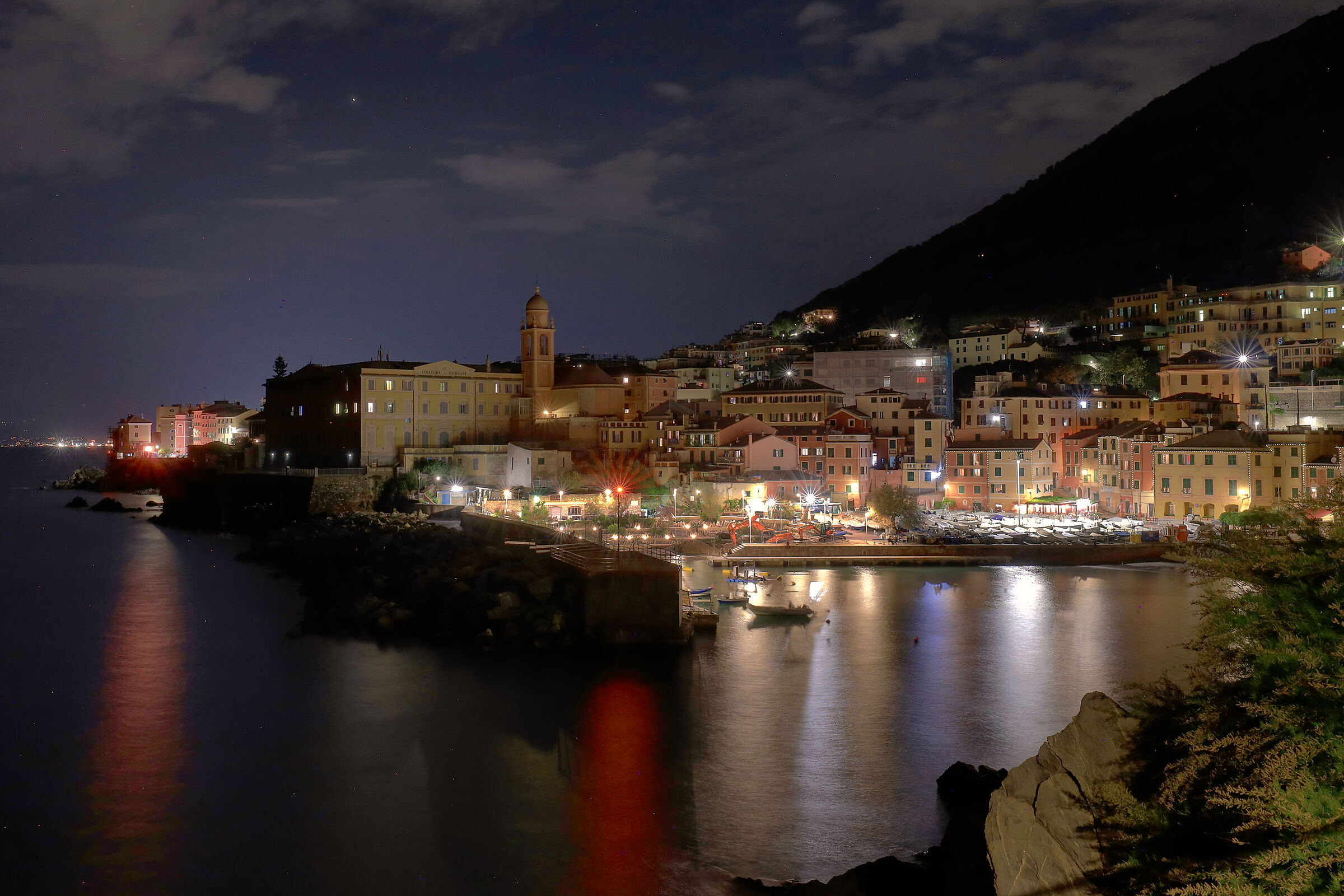 Nervi by night