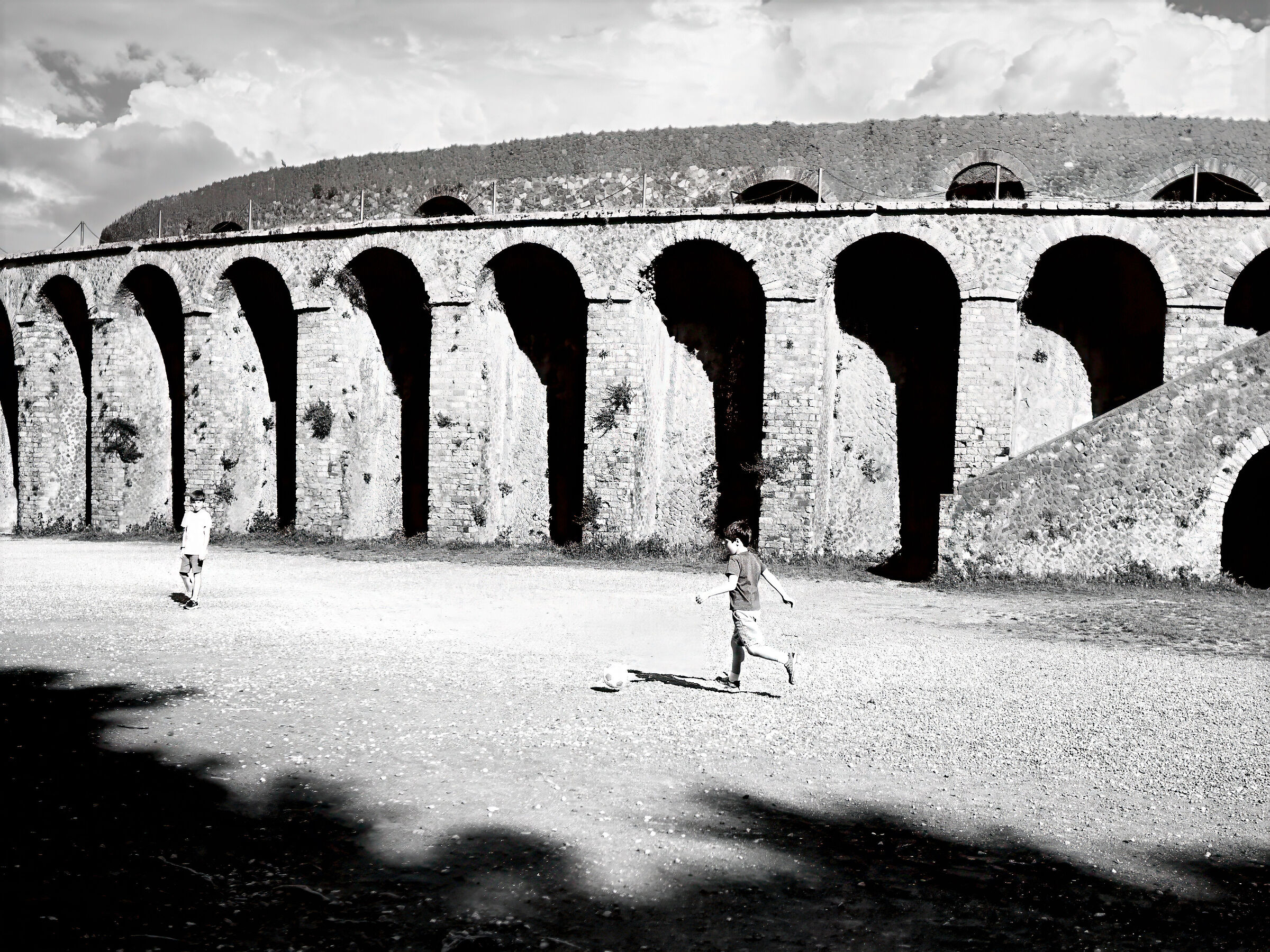 Football in Pompei