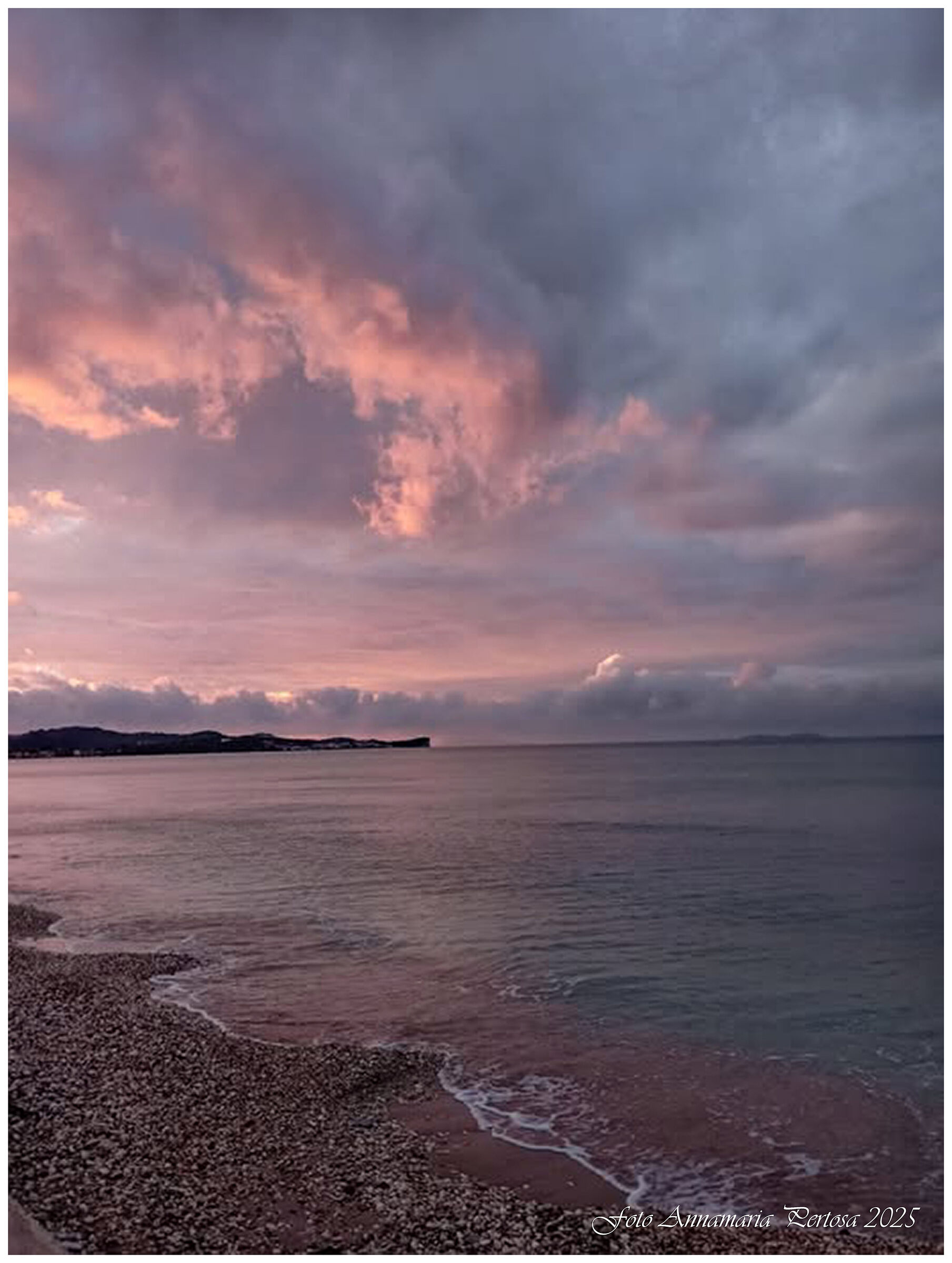 Un tramonto di primavera a Corfù