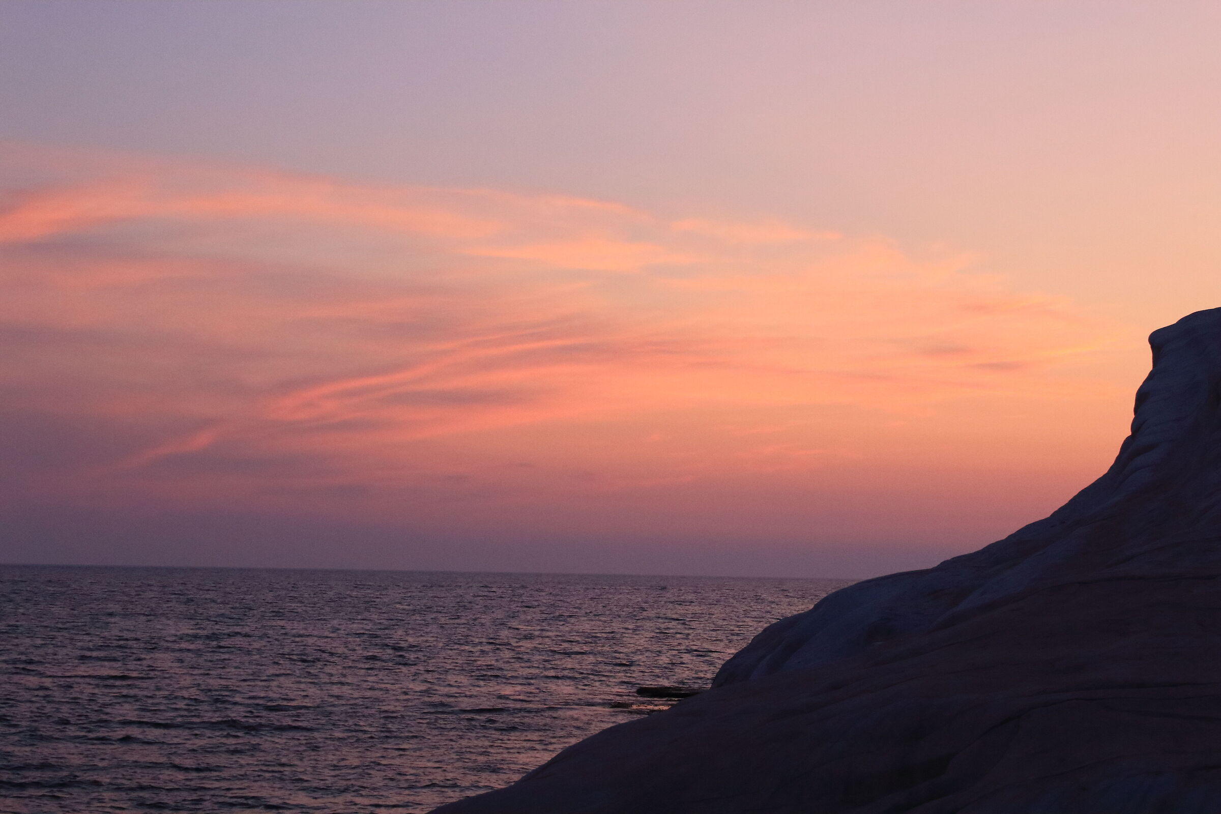 tramonto scala dei turchi