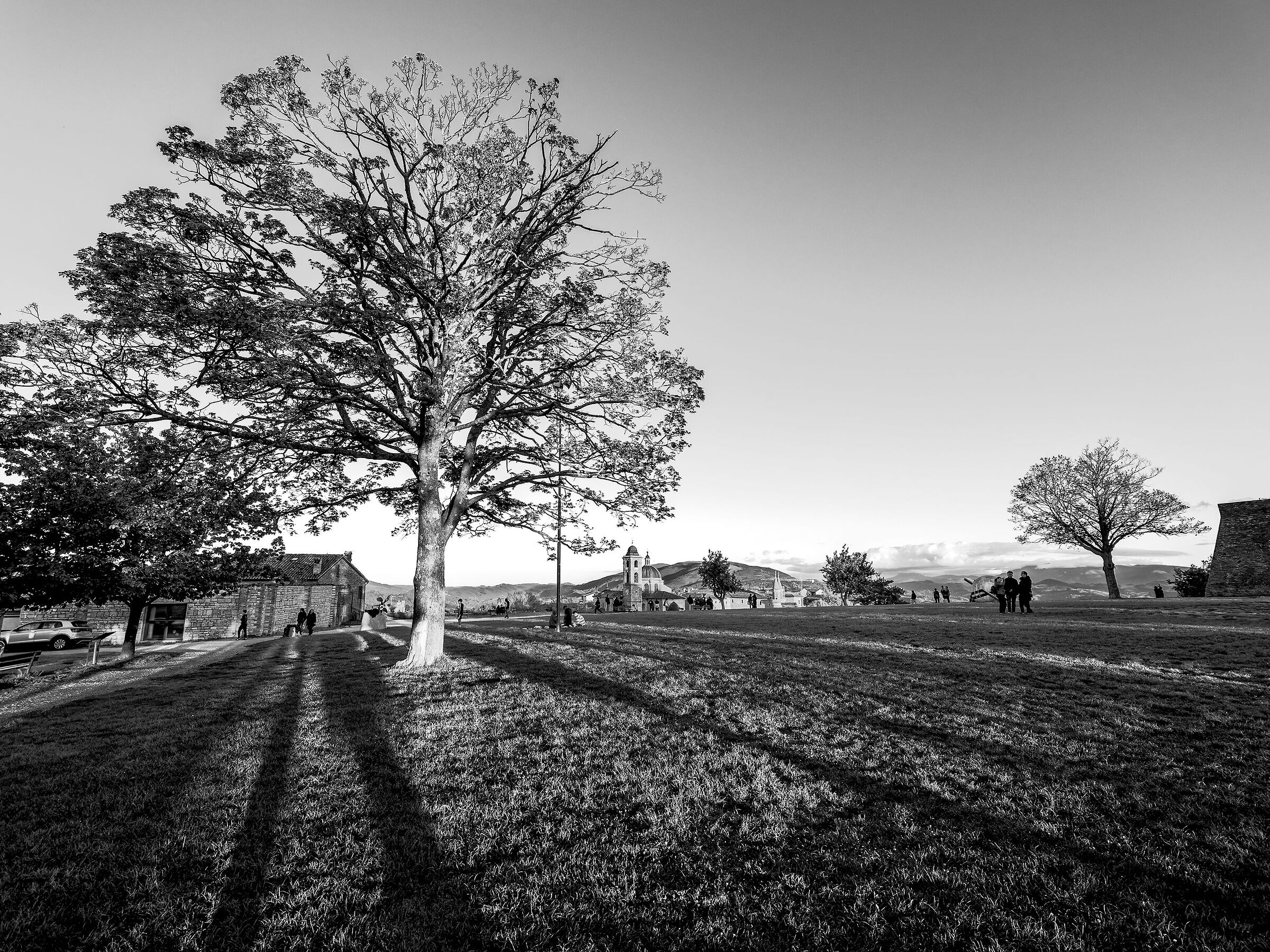 Sunset at the Albornoz Fortress in Urbino