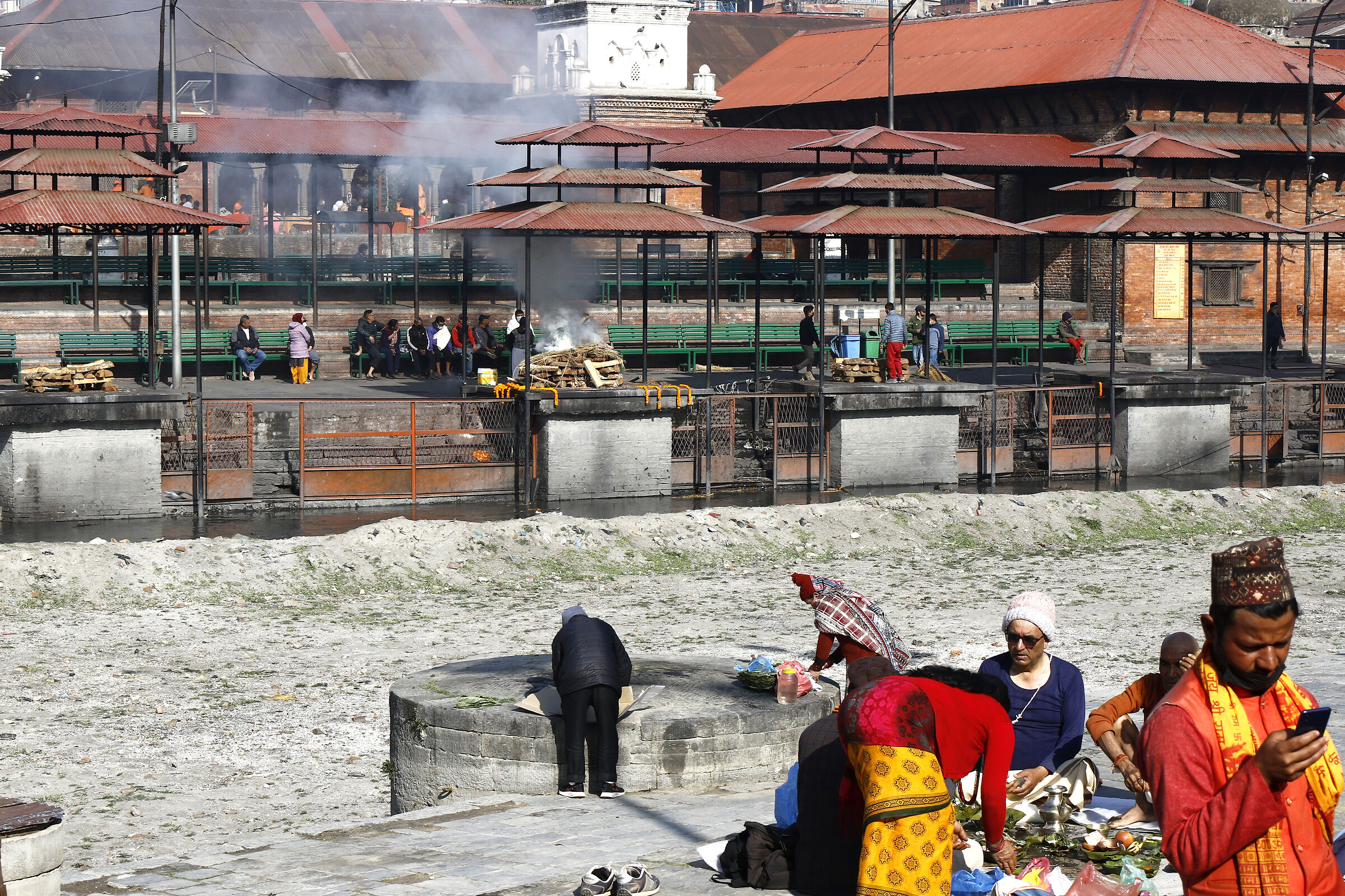 Nepal sacred place of Pashupatinath last farewell