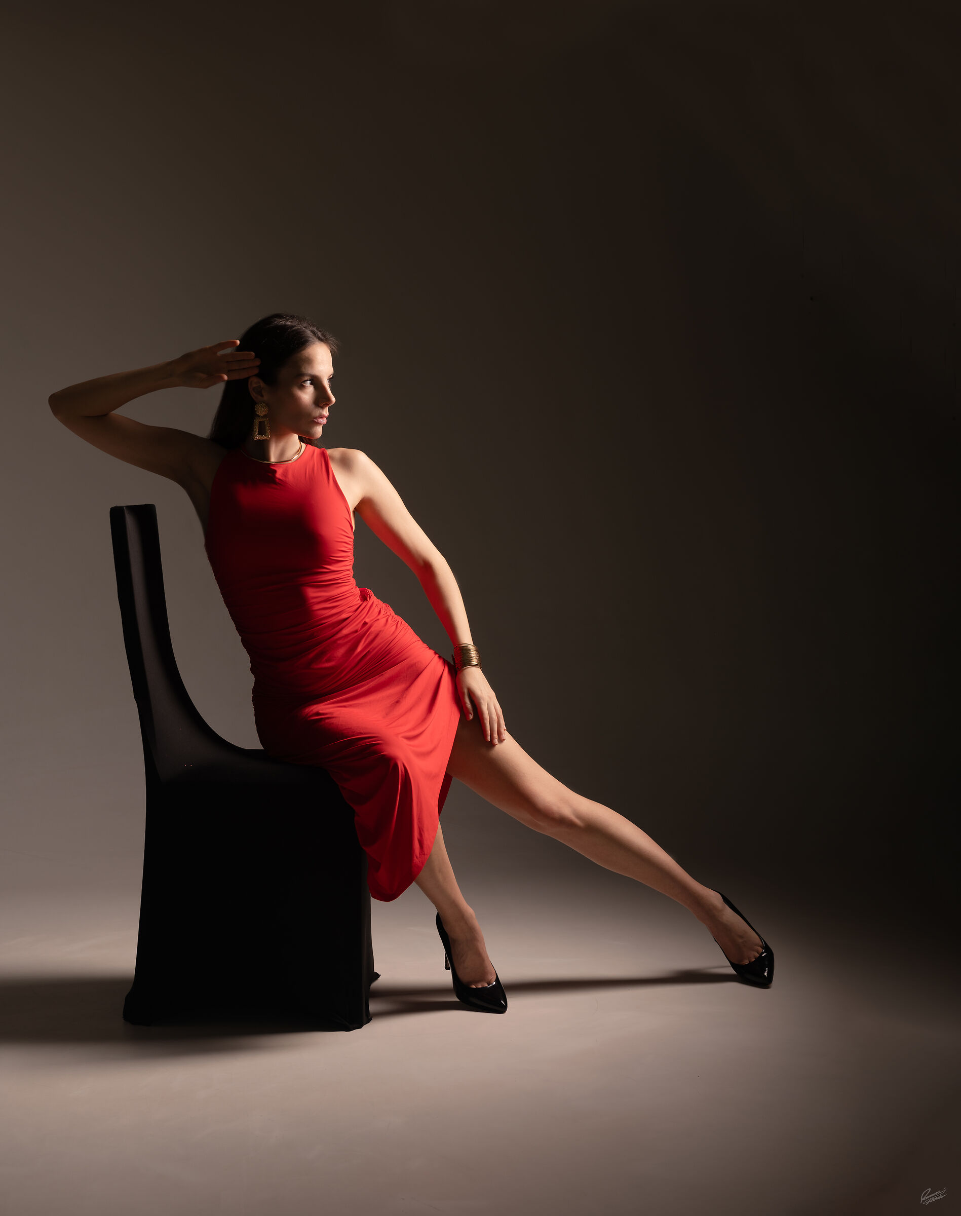 The red dress