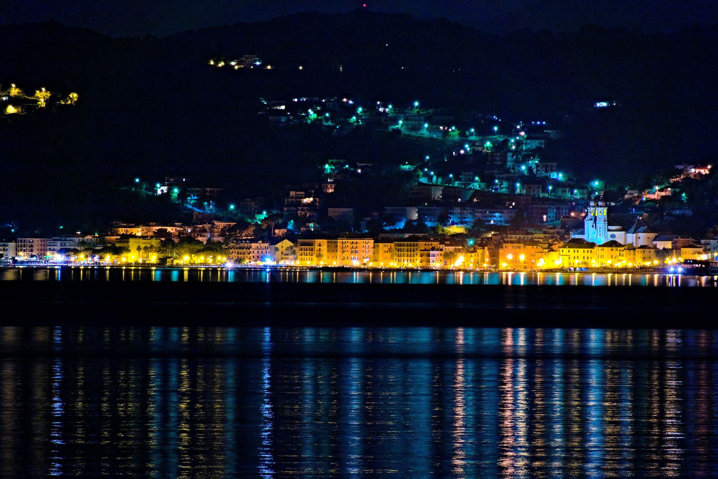 Colori acquerello notturni