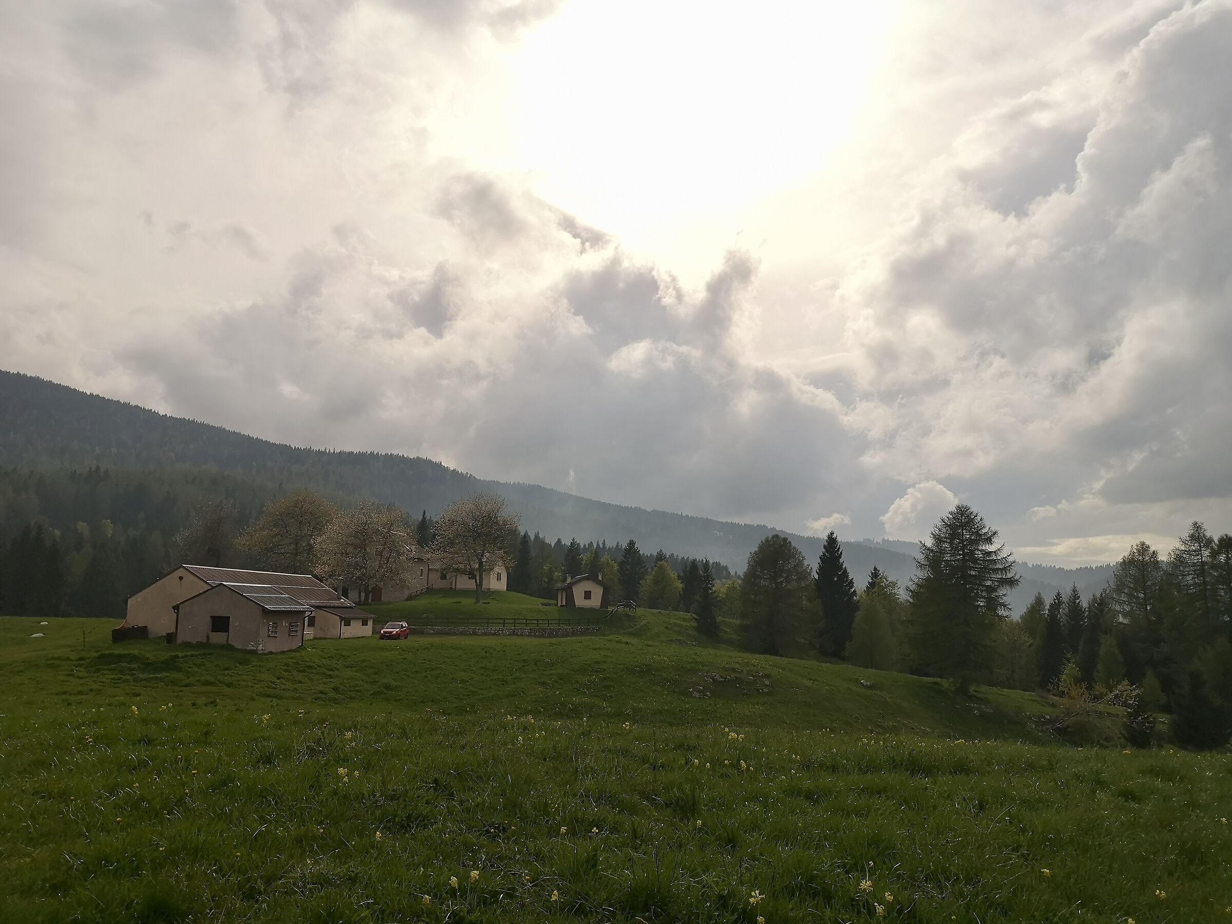 nebbia e l'arcobaleno
