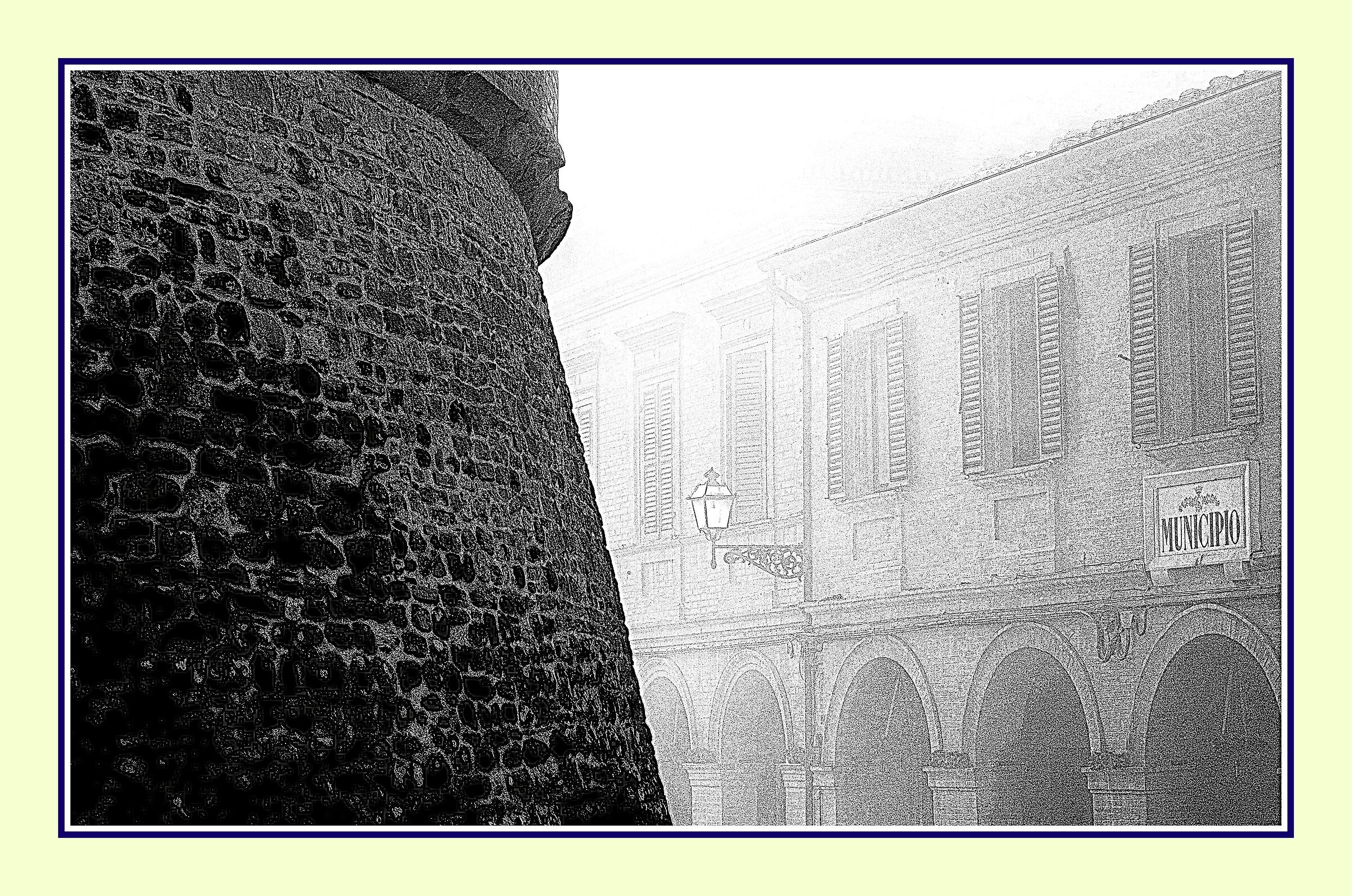 Winter morning in Sassocorvaro