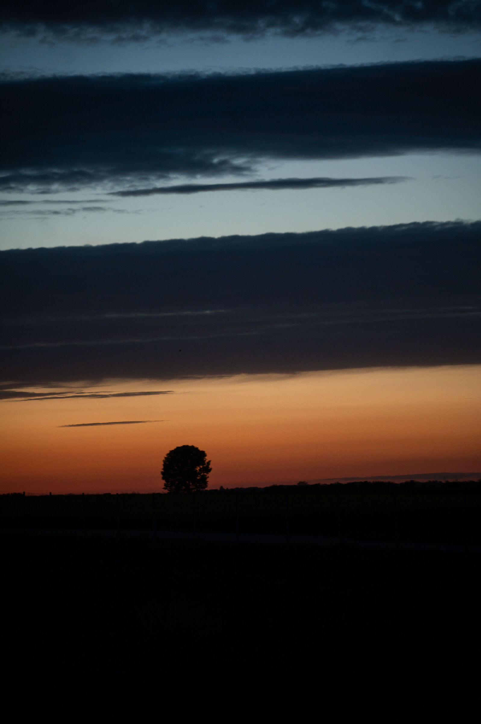 Tramonto autostradale polacco