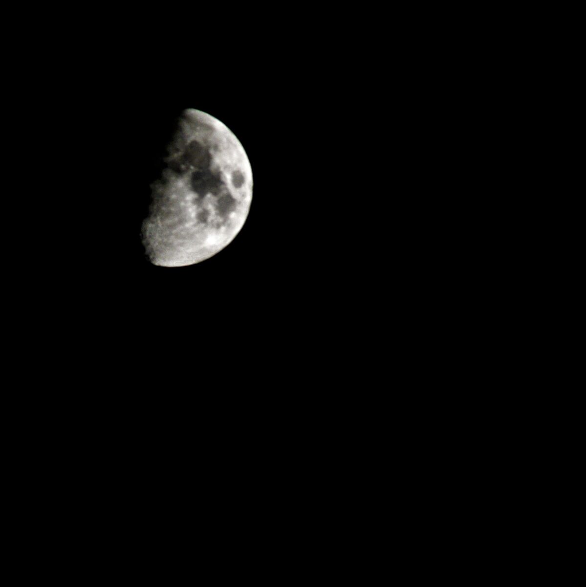 Crescent Quarter Moon