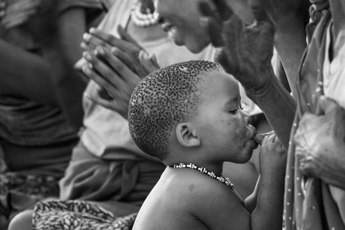 Quiet moments at sunset in the village of San