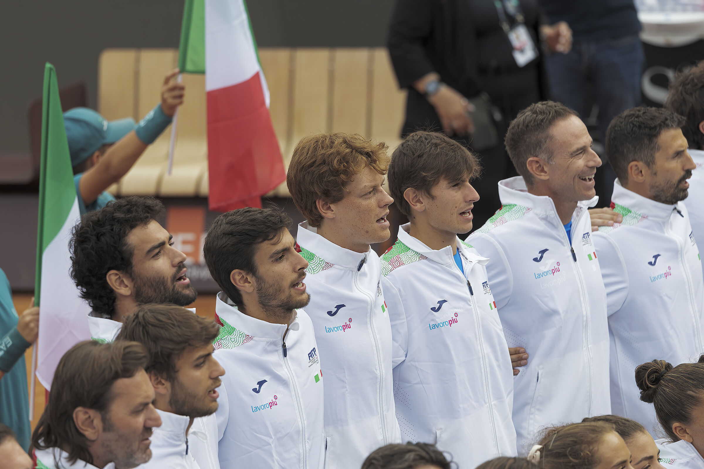 The men's Davis Cup team