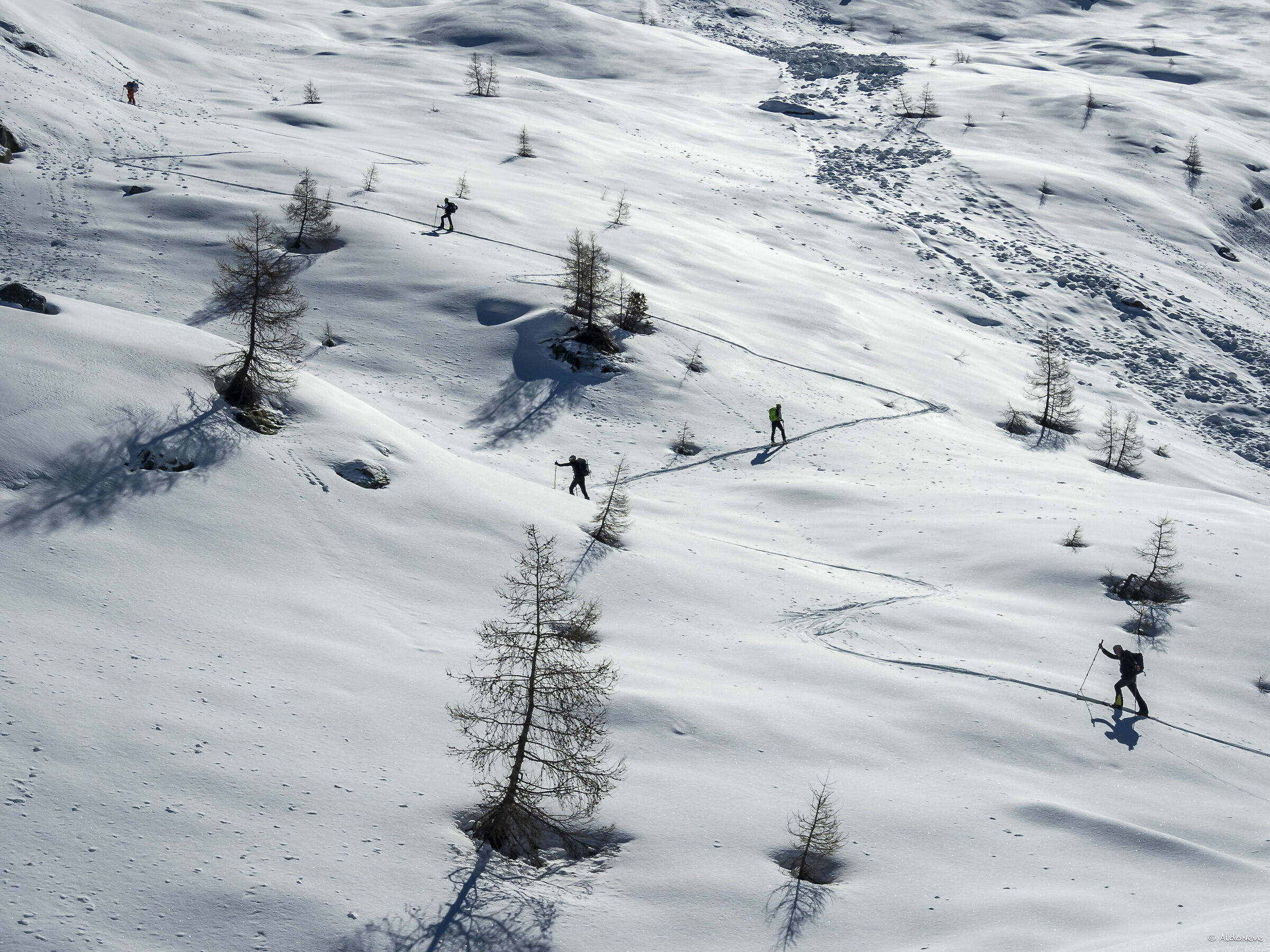 Prospettiva della salita...