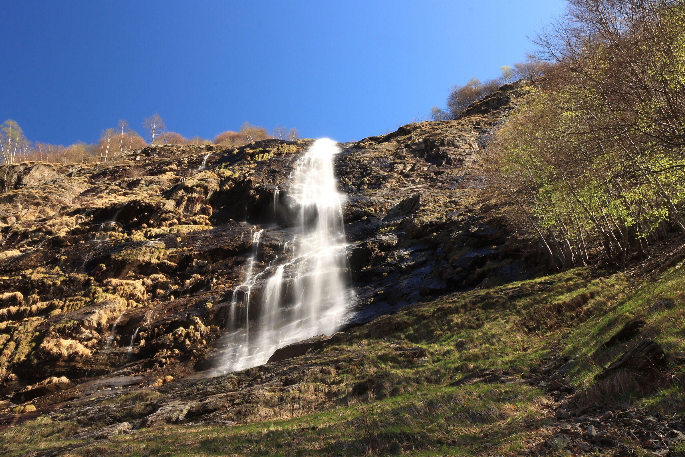 water jumps in Fiumenero
