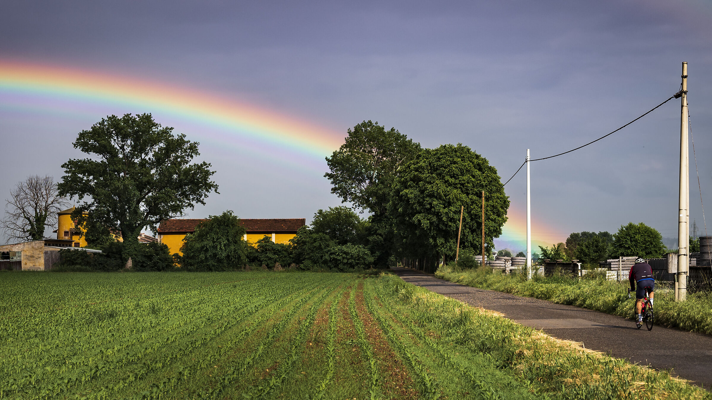 Cycling towards the rainbow