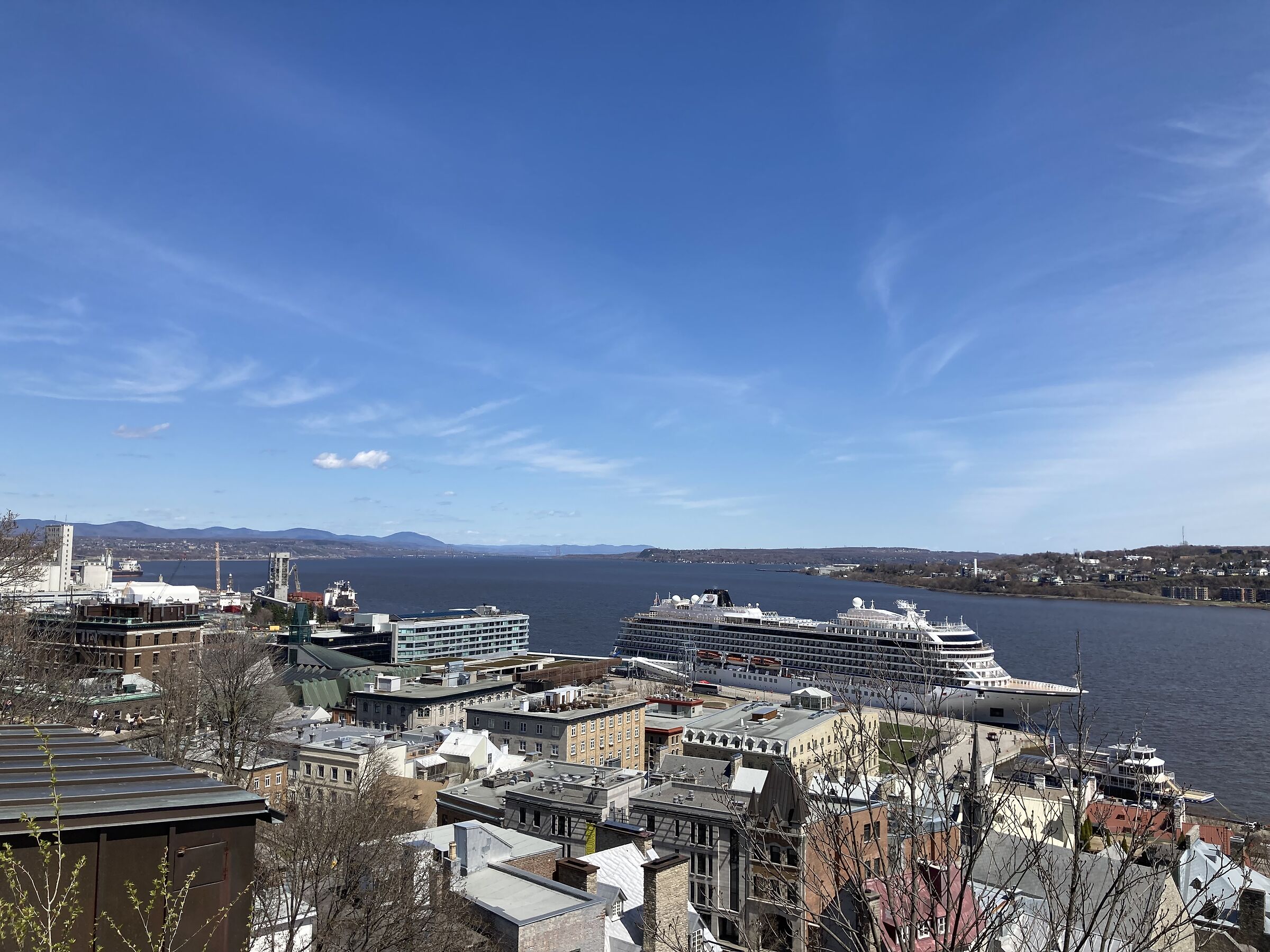 Paesaggio Quebec City, fiumi St-Laurence....