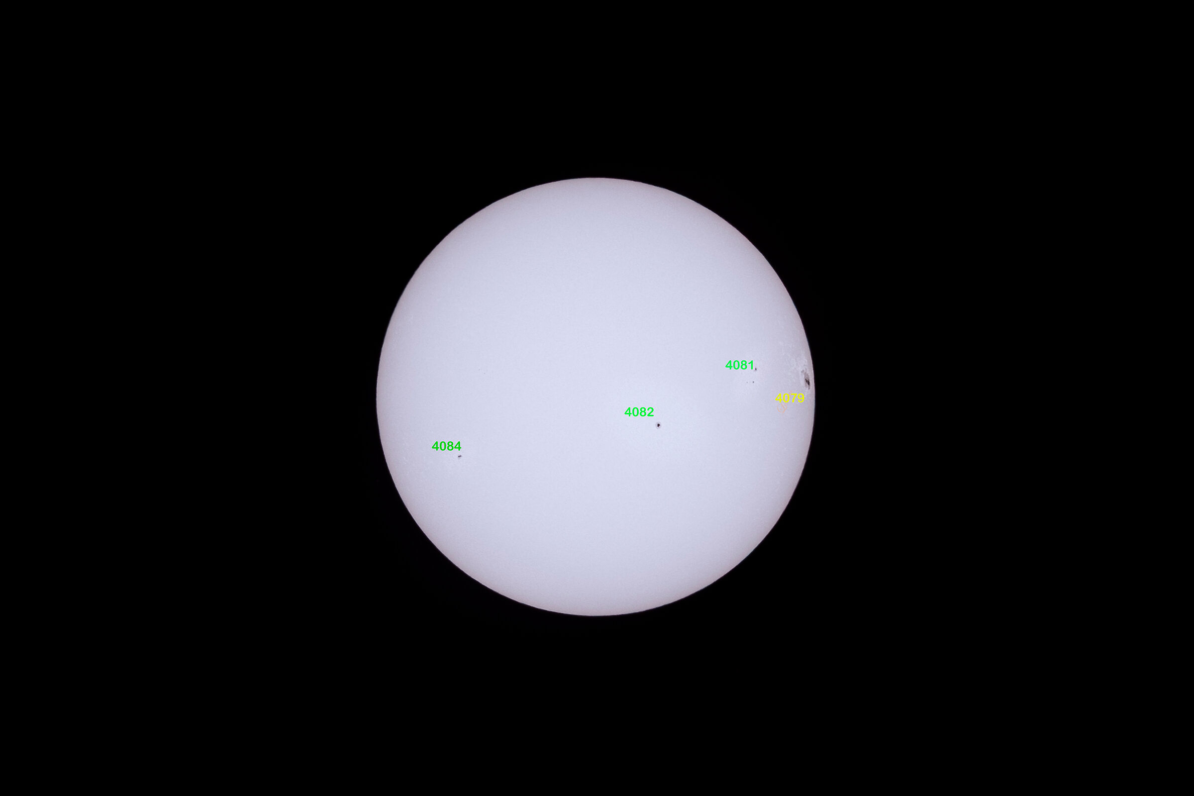 Sunspots today May 10, 2025