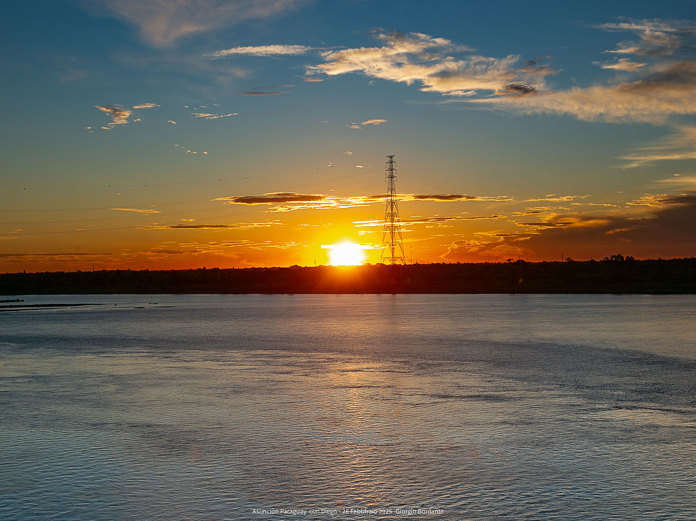 Tramonto Asunciòn Paraguay
