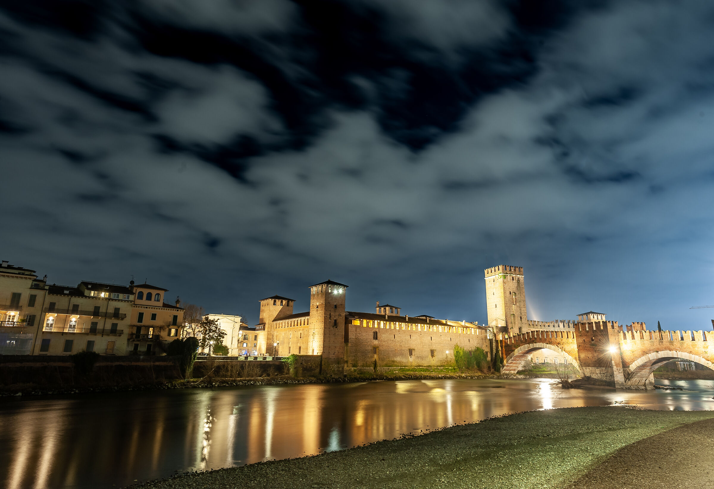 Verona by night