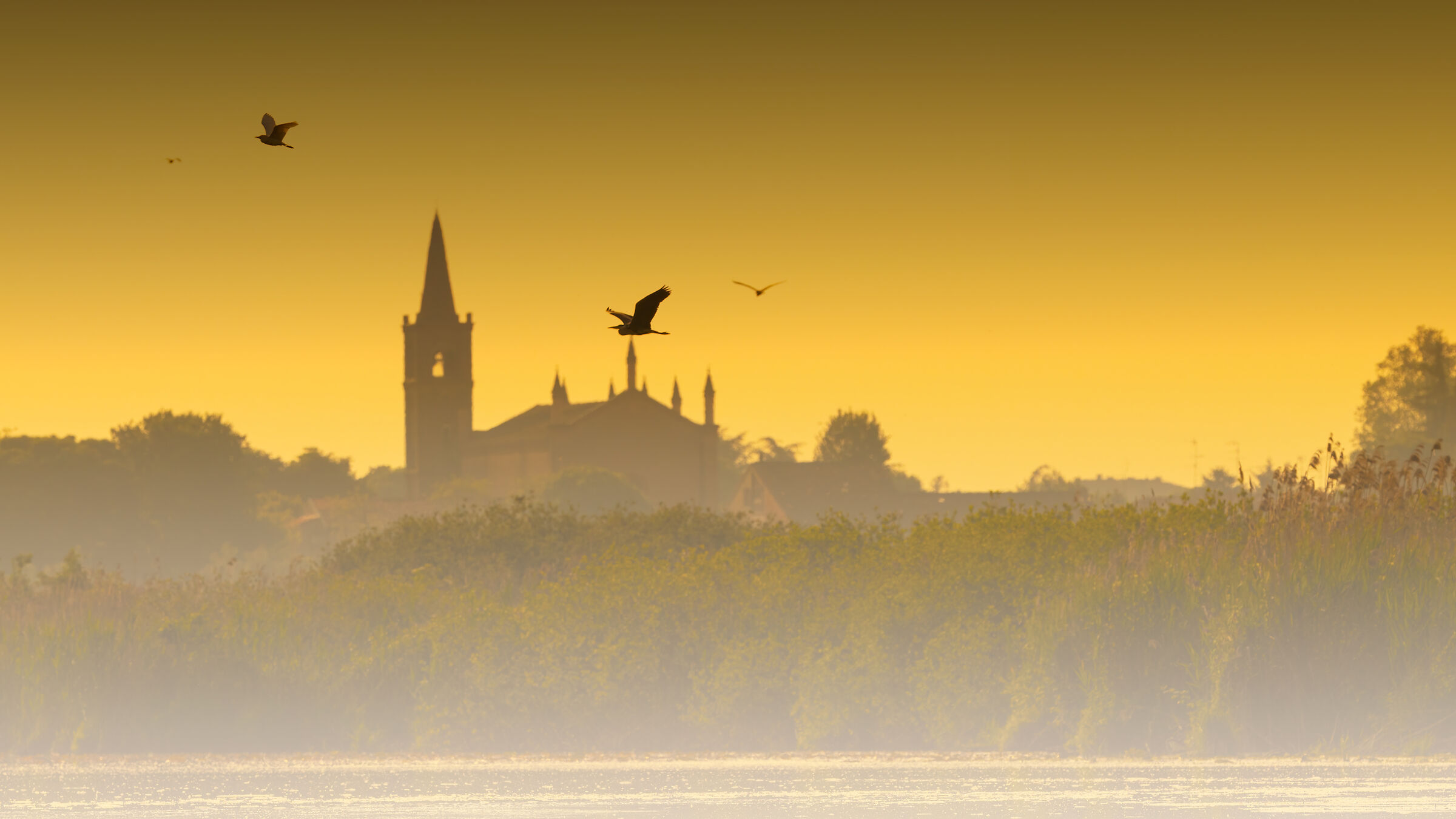 Lago Superiore di Mantova - La chiesa di Borgo Angeli