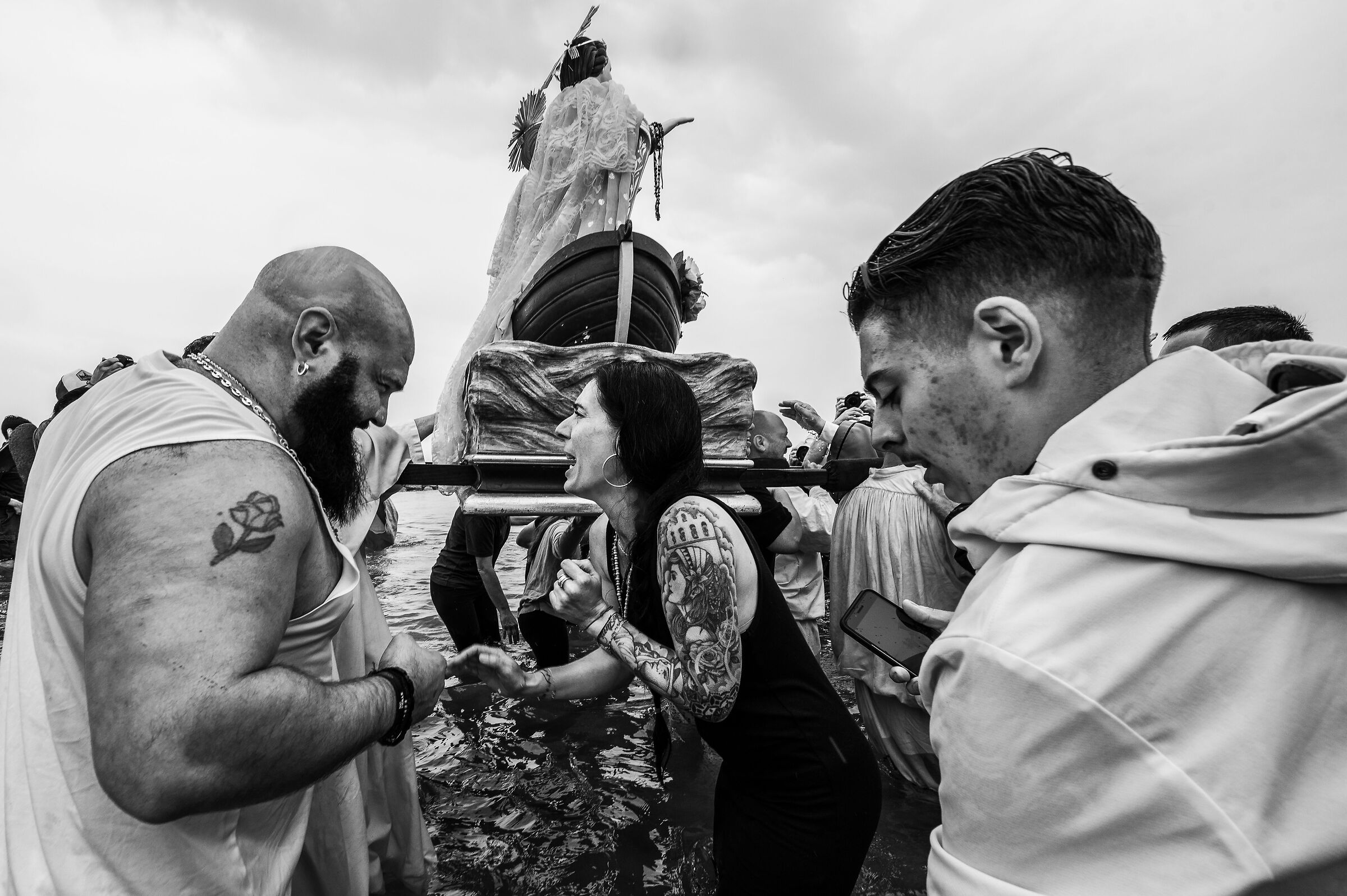 Procession of gypsies of the Black Madonna
