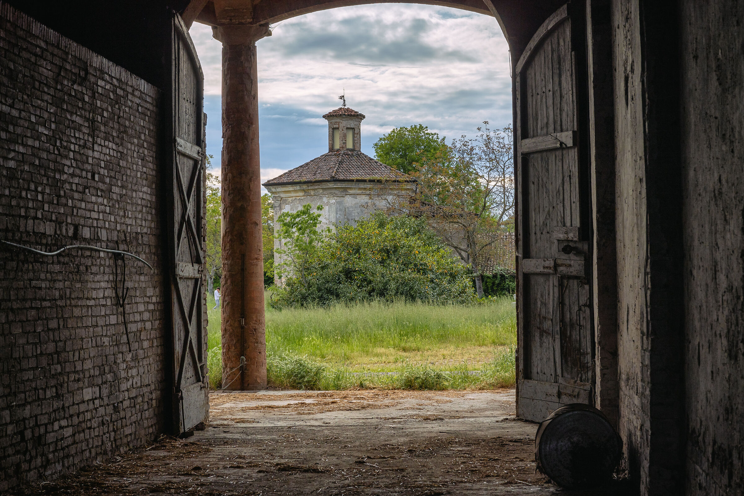 Inside the old farmhouse