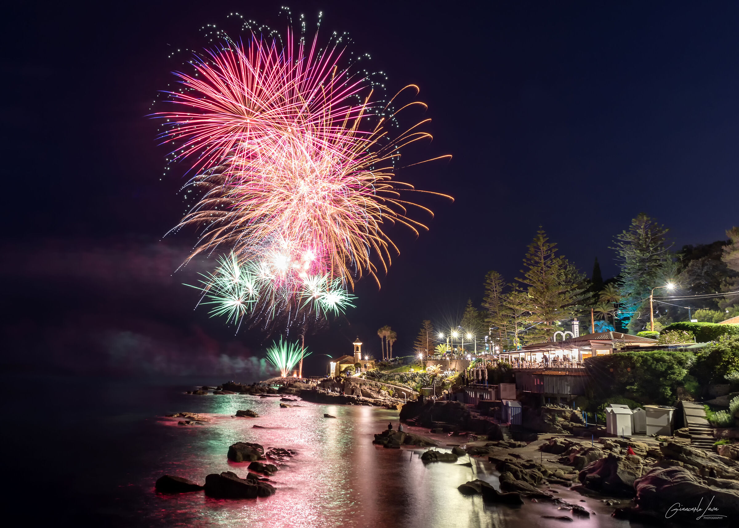 Fuochi S.Ampelio 2025 Bordighera