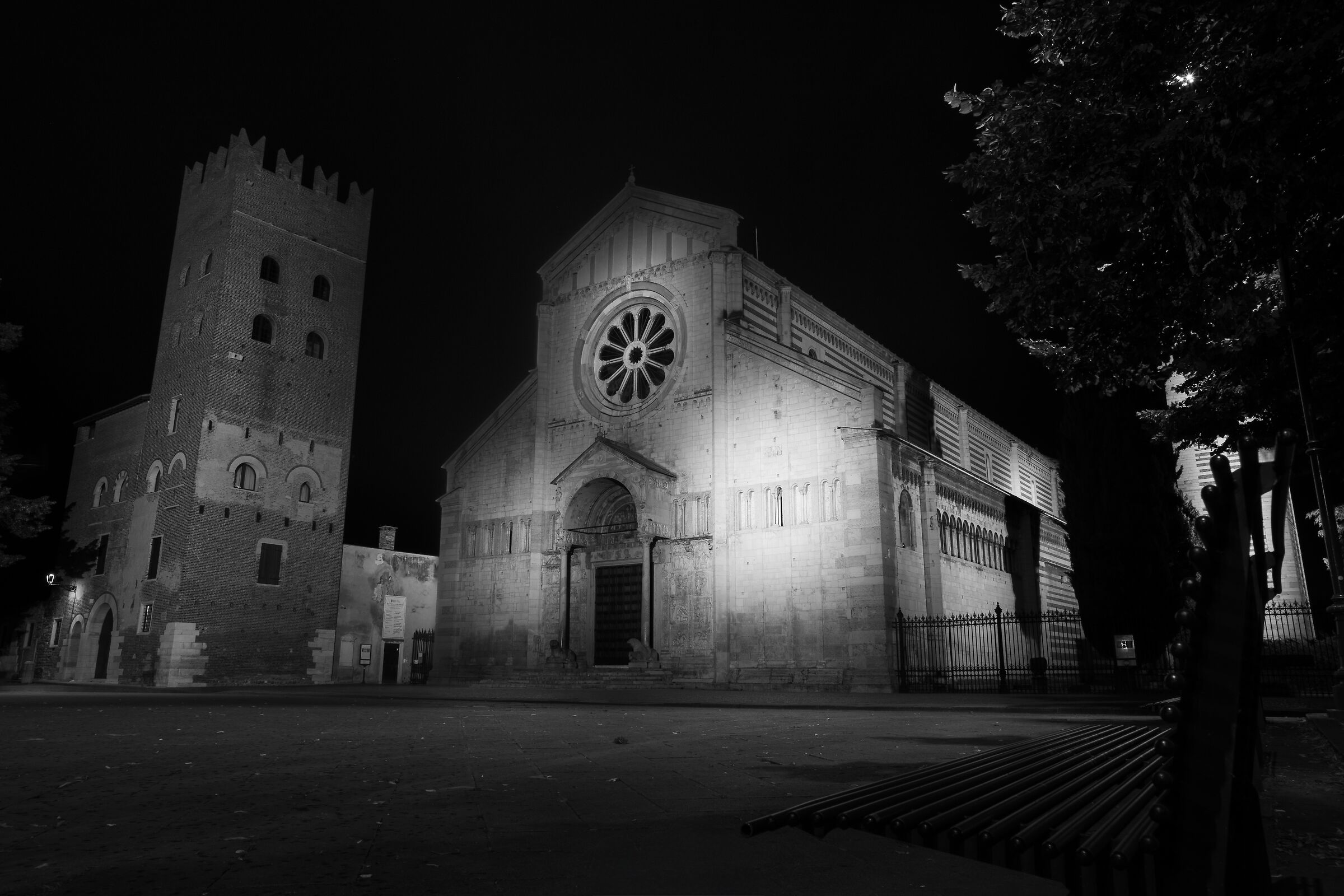 Verona at night