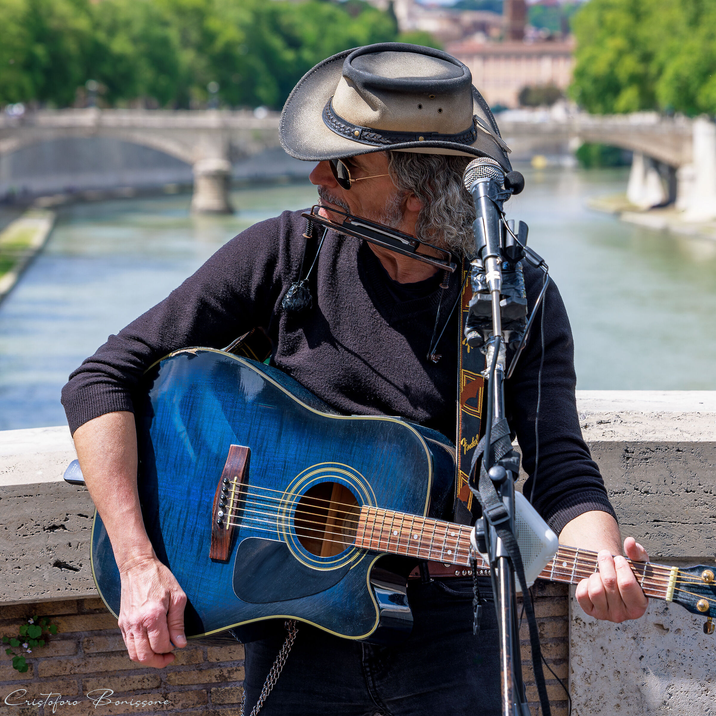 Musicista Ponte Sisto Roma