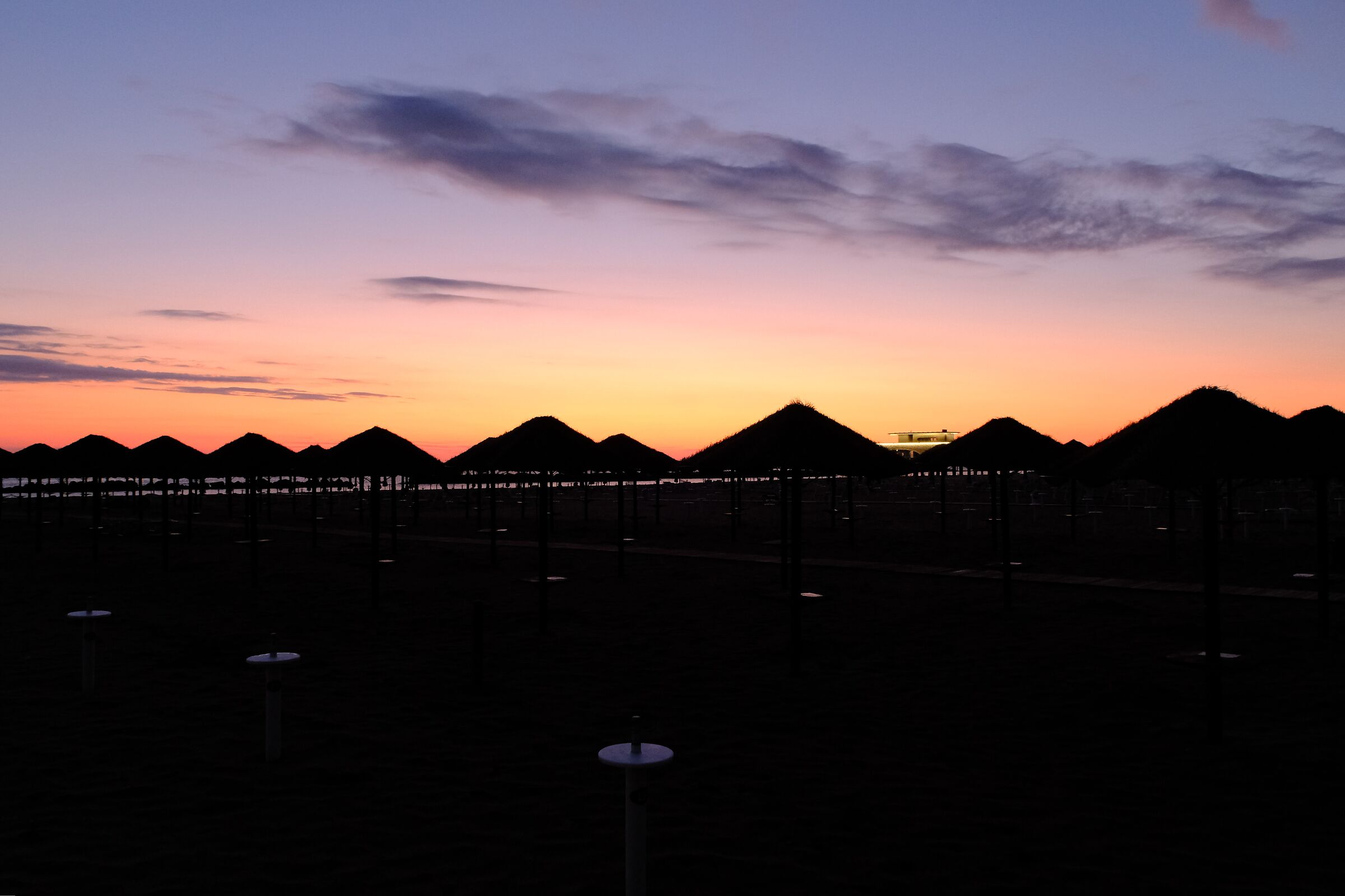 Gabicce Mare at dawn.