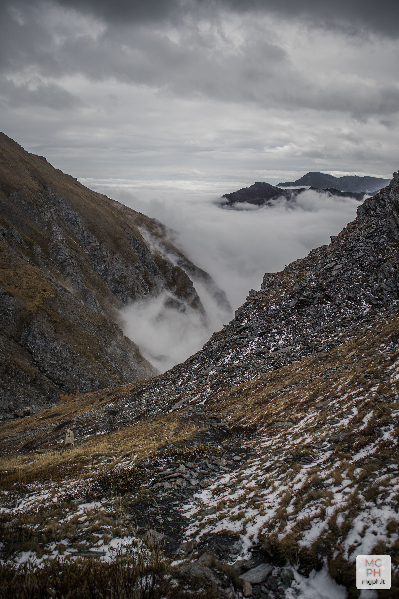 Val Pellice - Discesa da Bivacco Salvasera