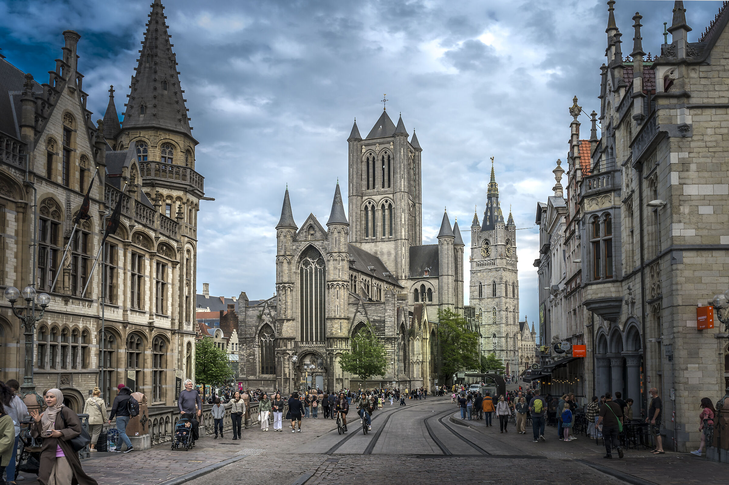 In the Gothic of Ghent, Belgium